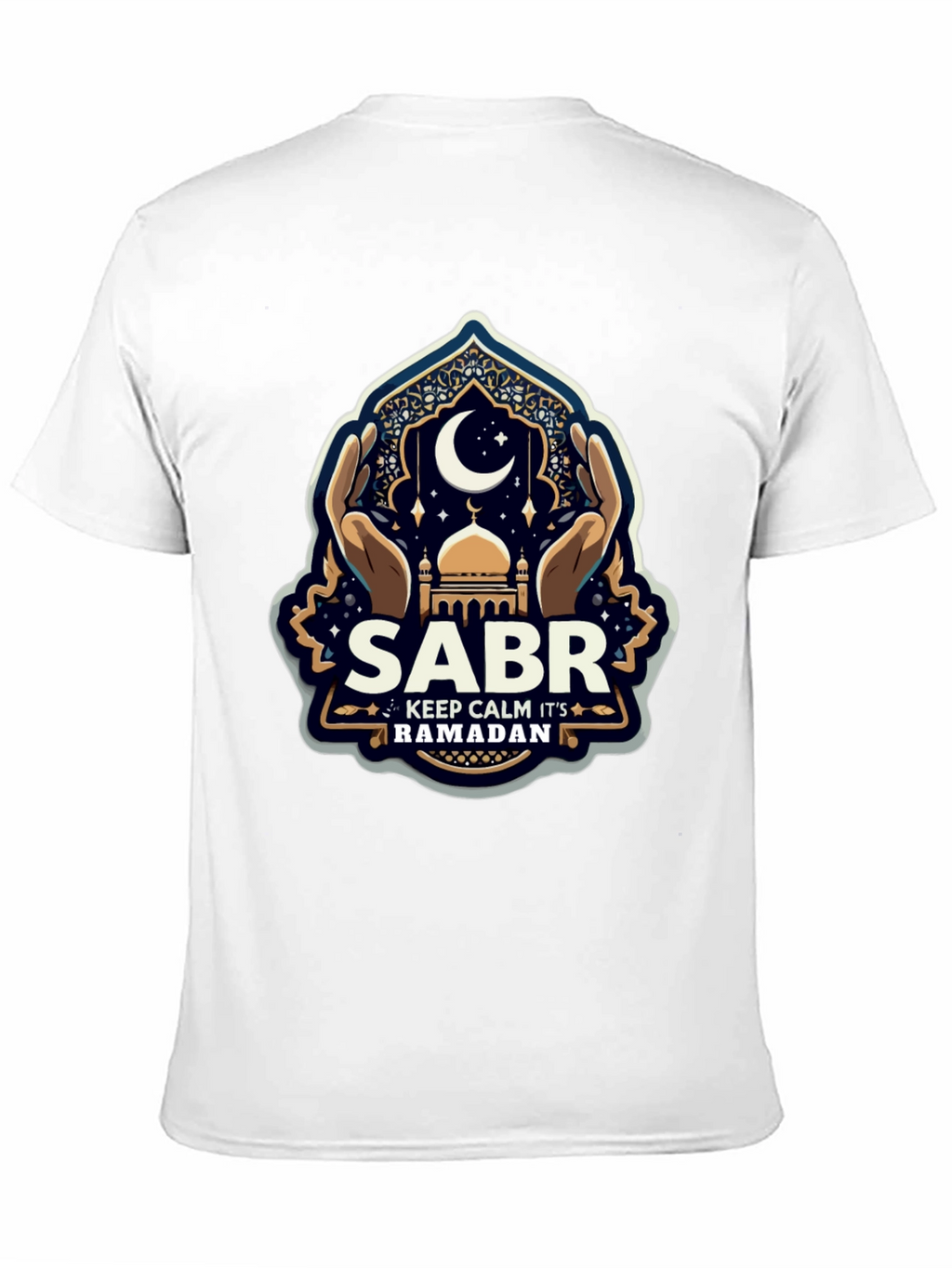 Ramadan Sabr T-Shirt - Keep Calm Eid Mubarak Tee