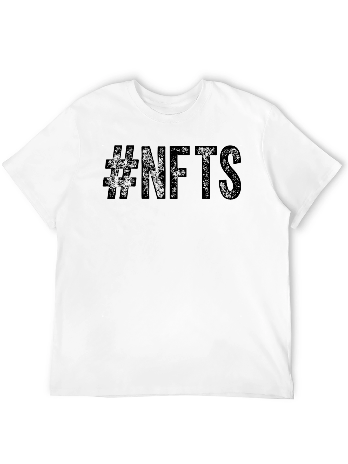 #NFTs Black Graphic Tee - Mens Casual Fashion
