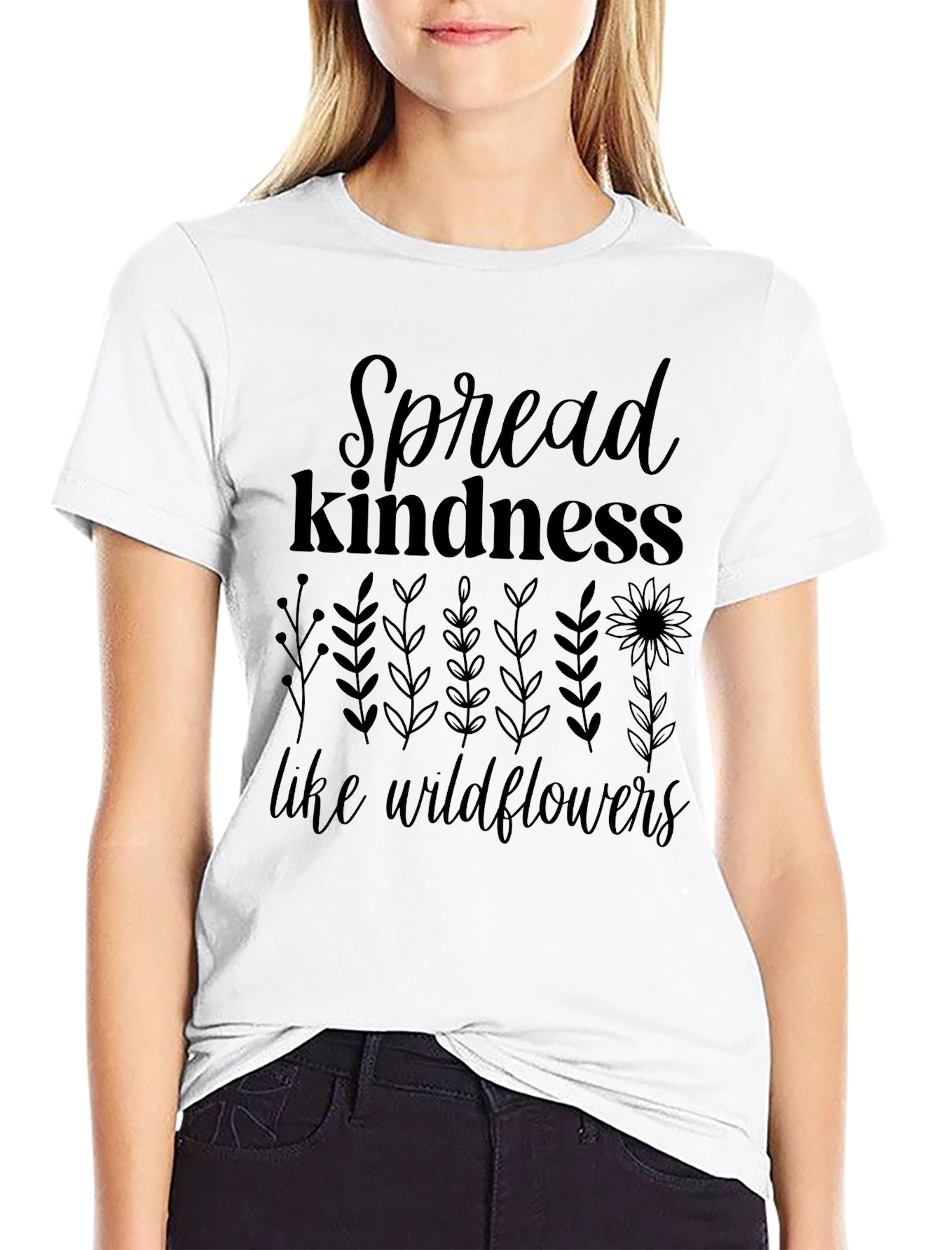 Spread Kindness Wildflower Graphic Tee - Unisex