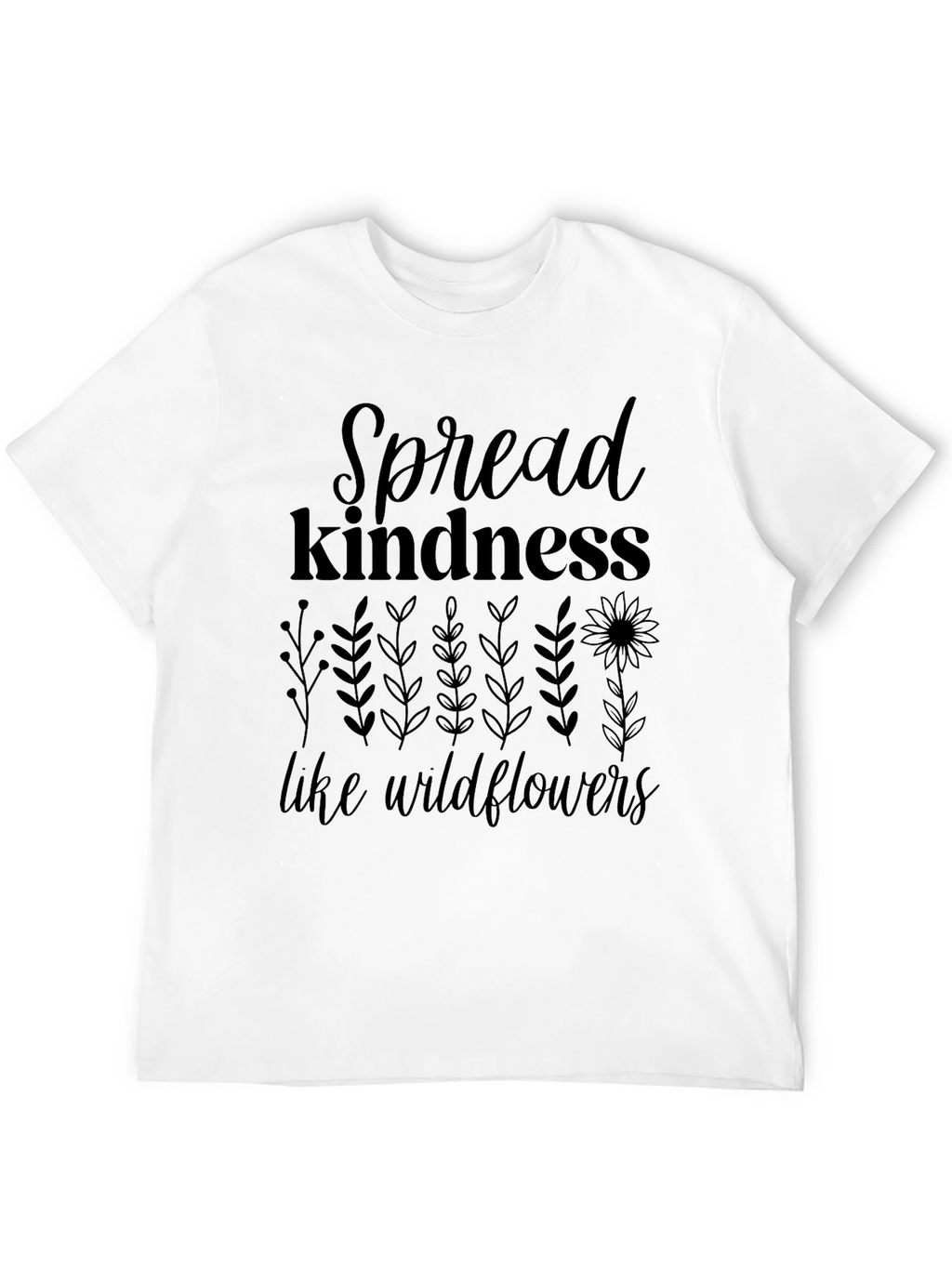Spread Kindness Wildflower Graphic Tee - Unisex