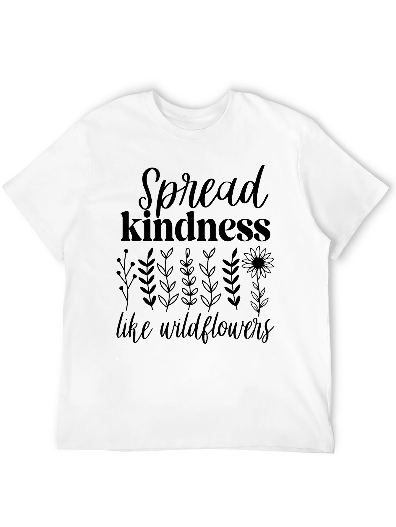Spread Kindness Wildflower Graphic Tee - Unisex