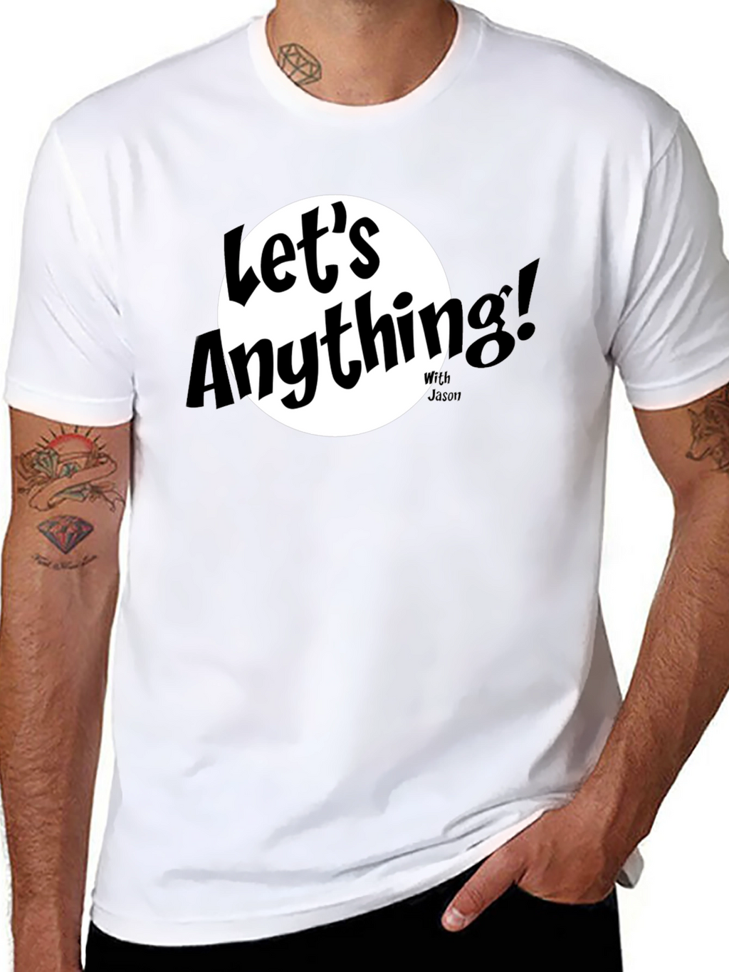 Lets Anything Black Graphic Tee