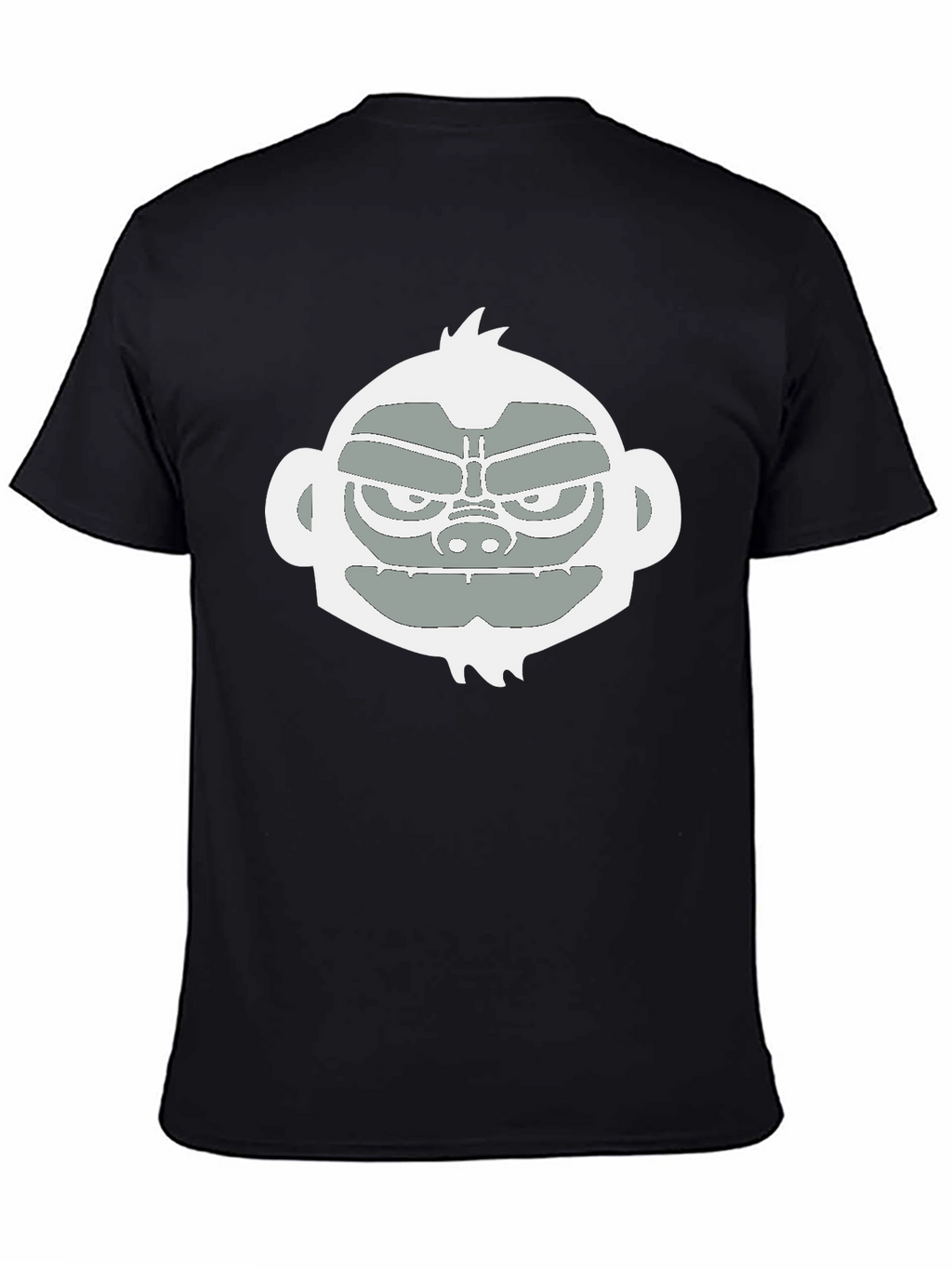 Cool Monkey Graphic Tee - Black Casual T-Shirt