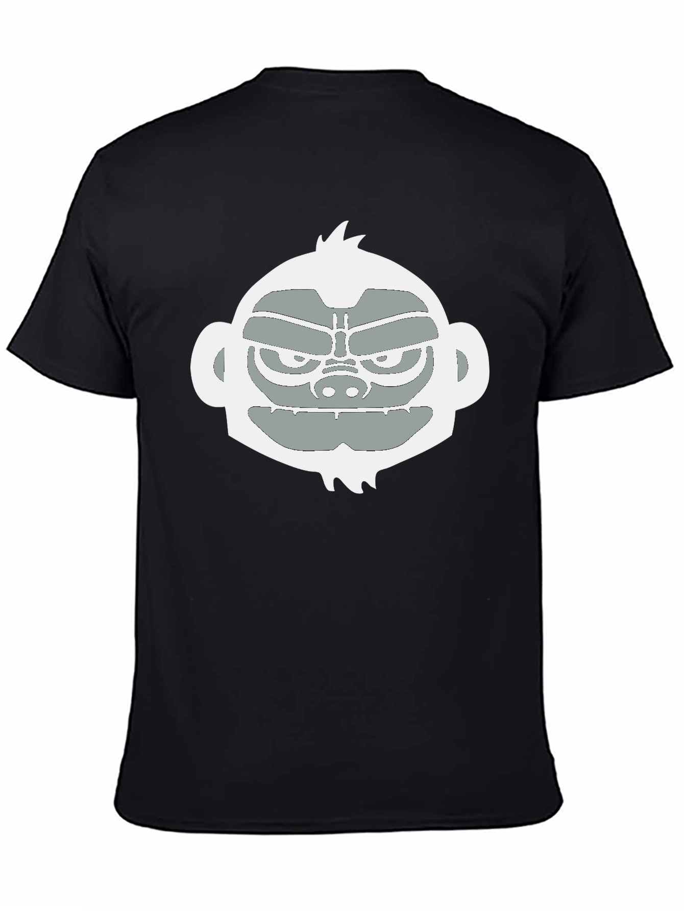 Cool Monkey Graphic Tee - Black Casual T-Shirt