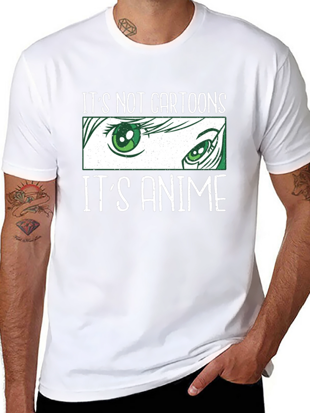Its Not Cartoons Its Anime Graphic T-Shirt
