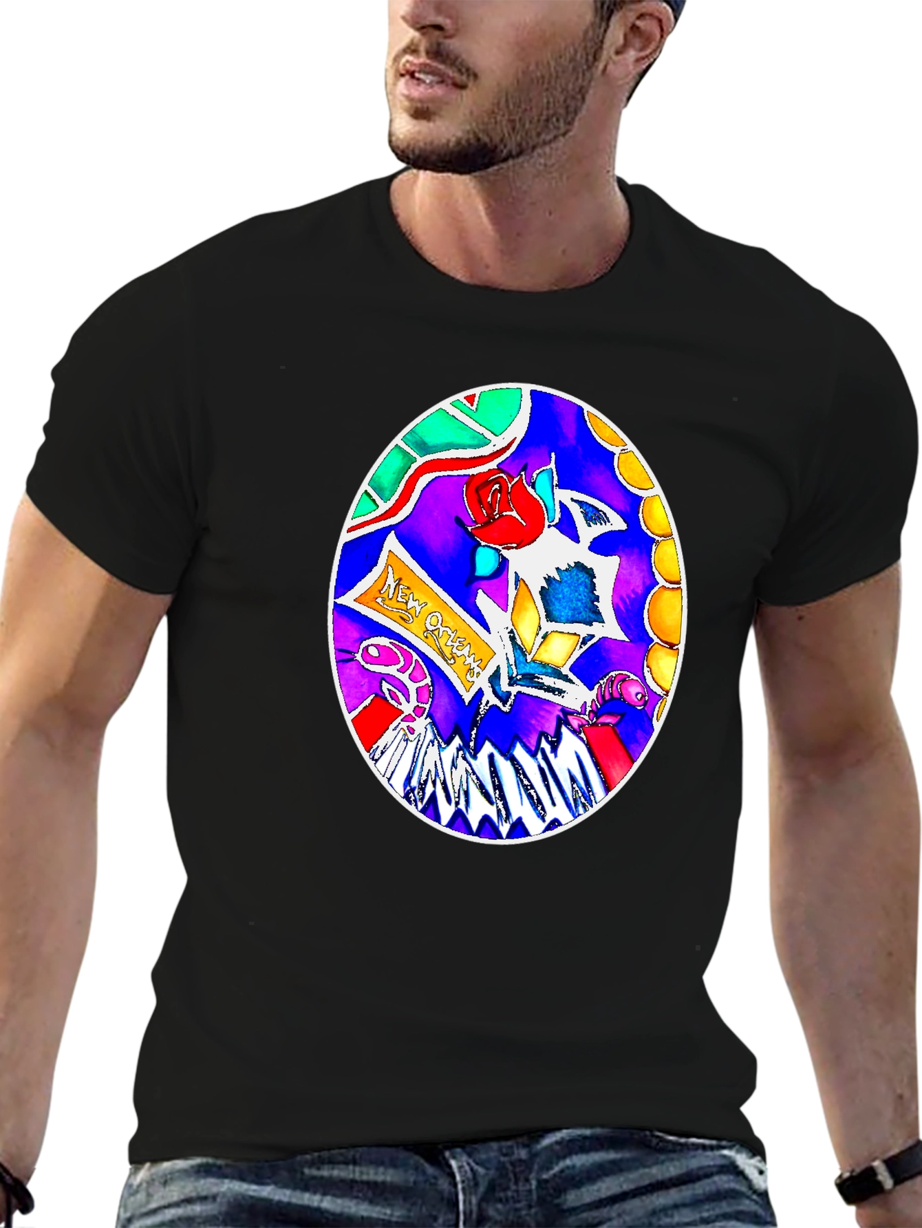 New Orleans Artistic T-Shirt