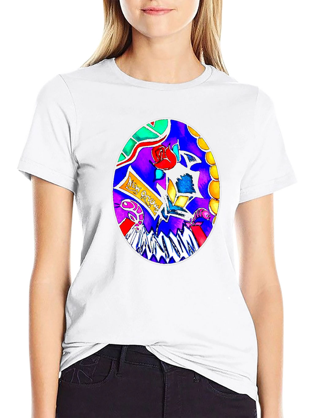 New Orleans Artistic T-Shirt