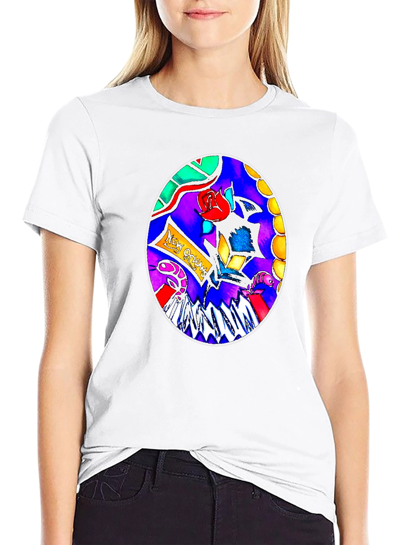 New Orleans Artistic T-Shirt