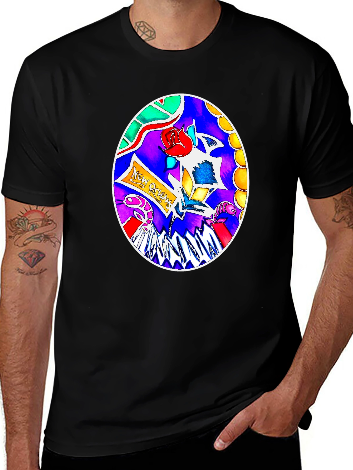 New Orleans Artistic T-Shirt