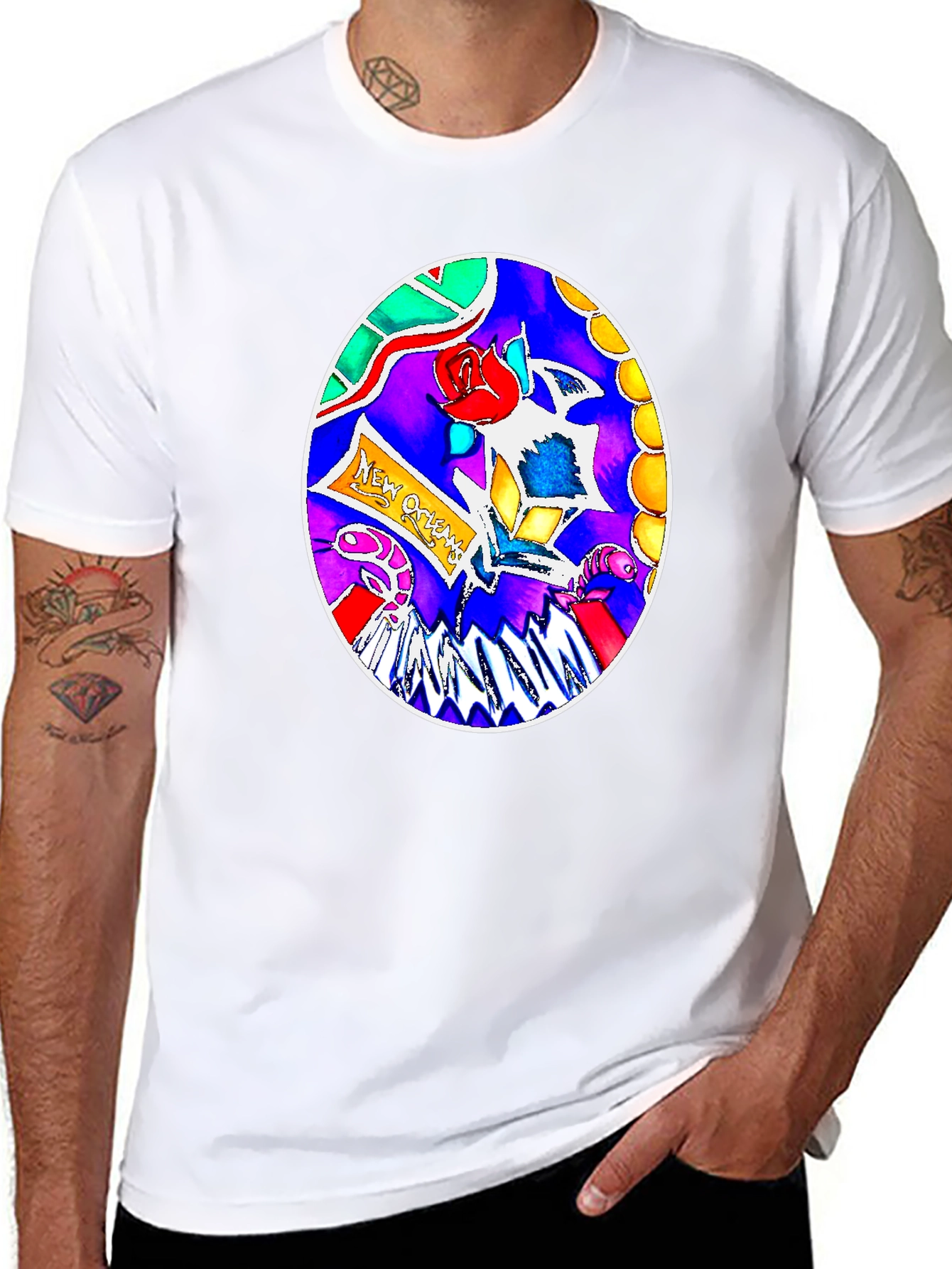 New Orleans Artistic T-Shirt