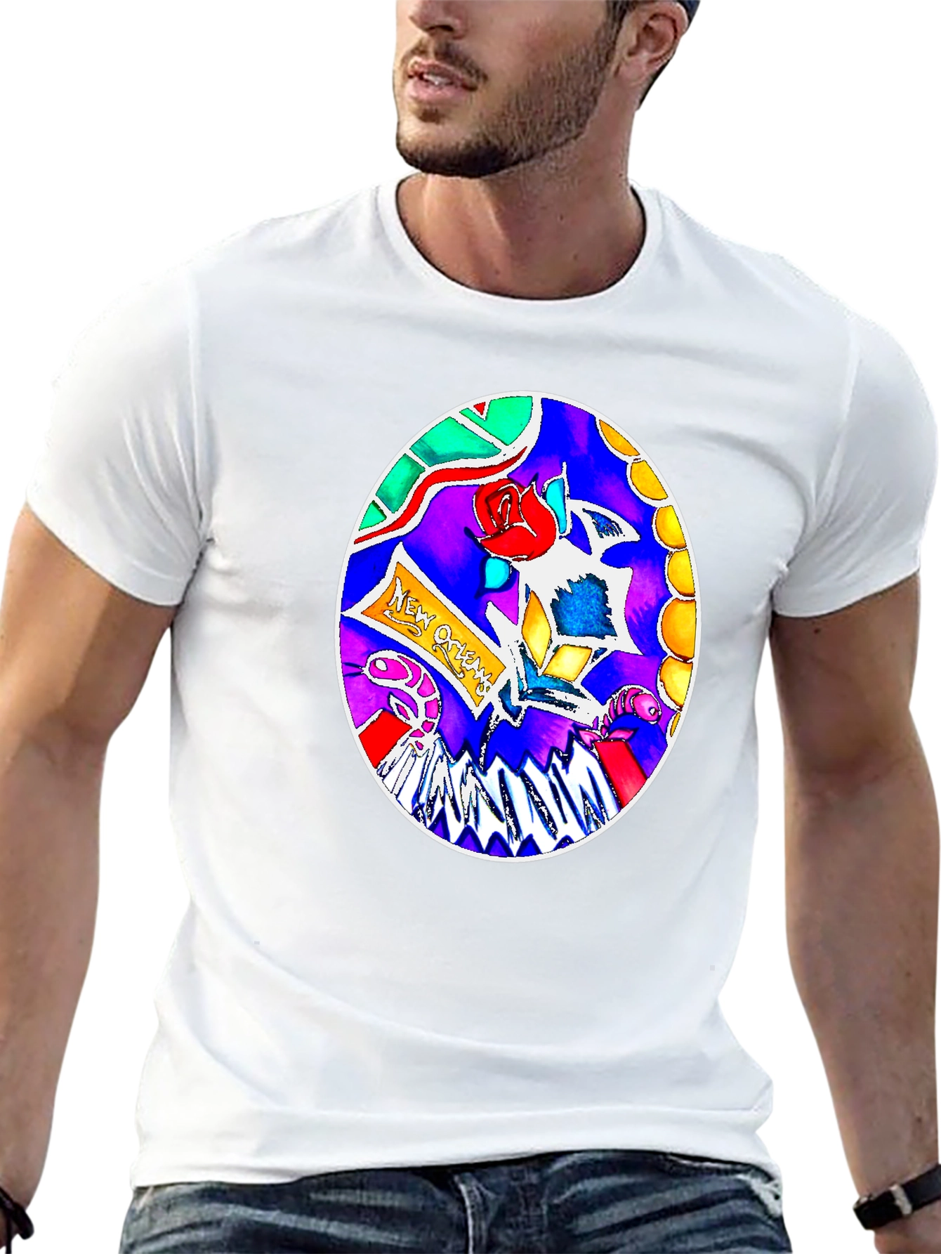 New Orleans Artistic T-Shirt