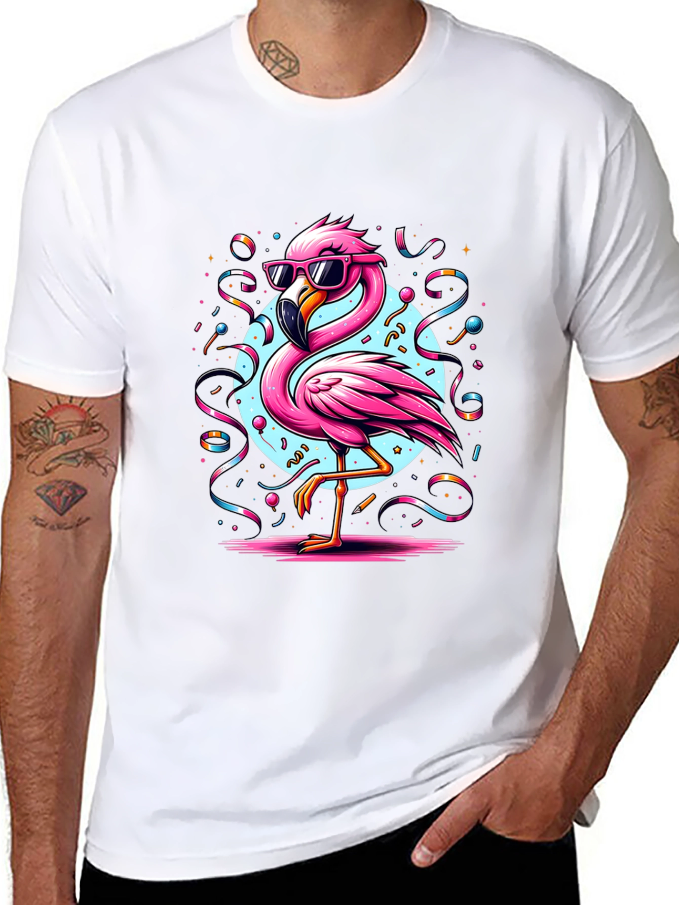 Flamingo T-Shirt - Cool Summer Vibes