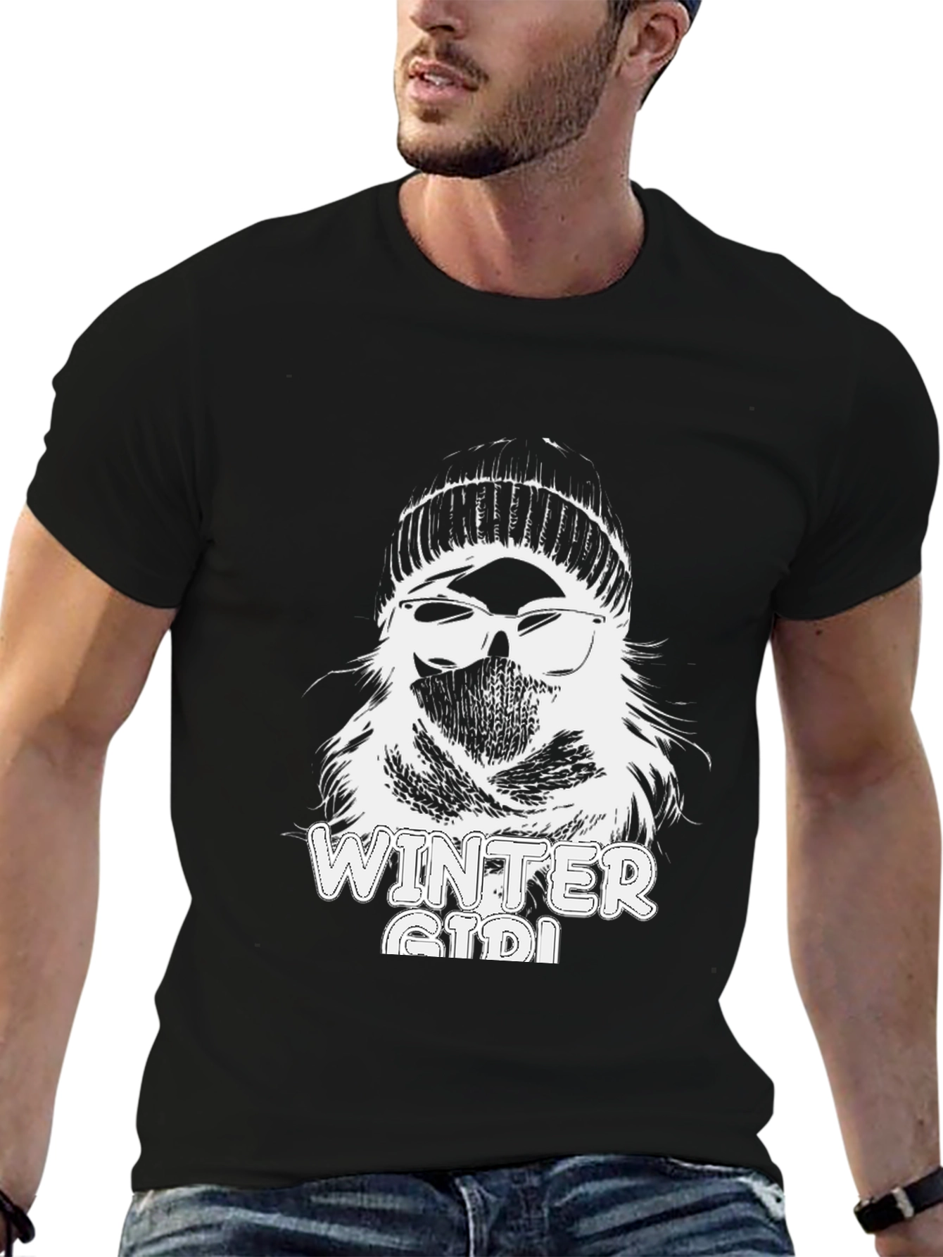 Winter Girl Graphic Tee - Cool Weather Style