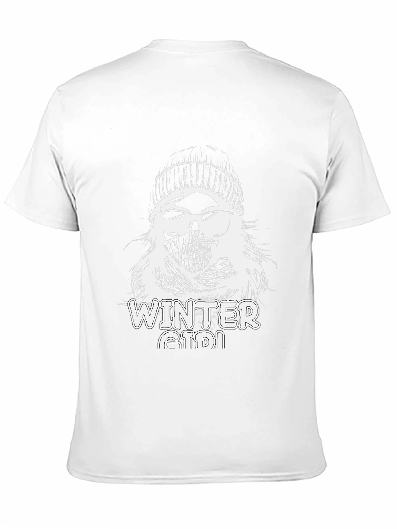 Winter Girl Graphic Tee - Cool Weather Style