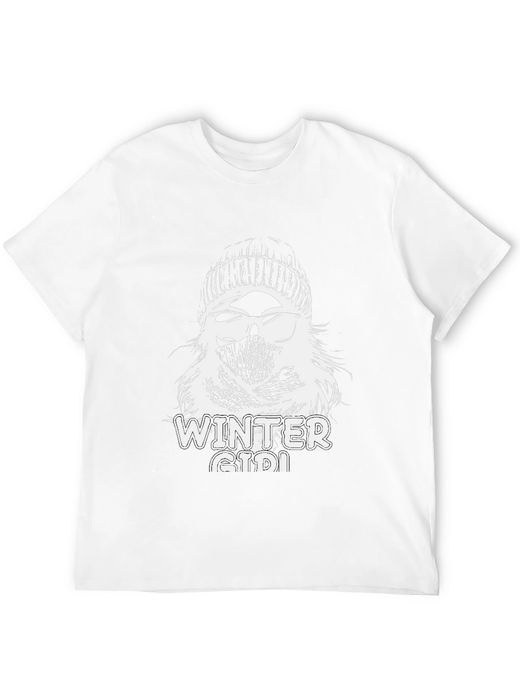 Winter Girl Graphic Tee - Cool Weather Style