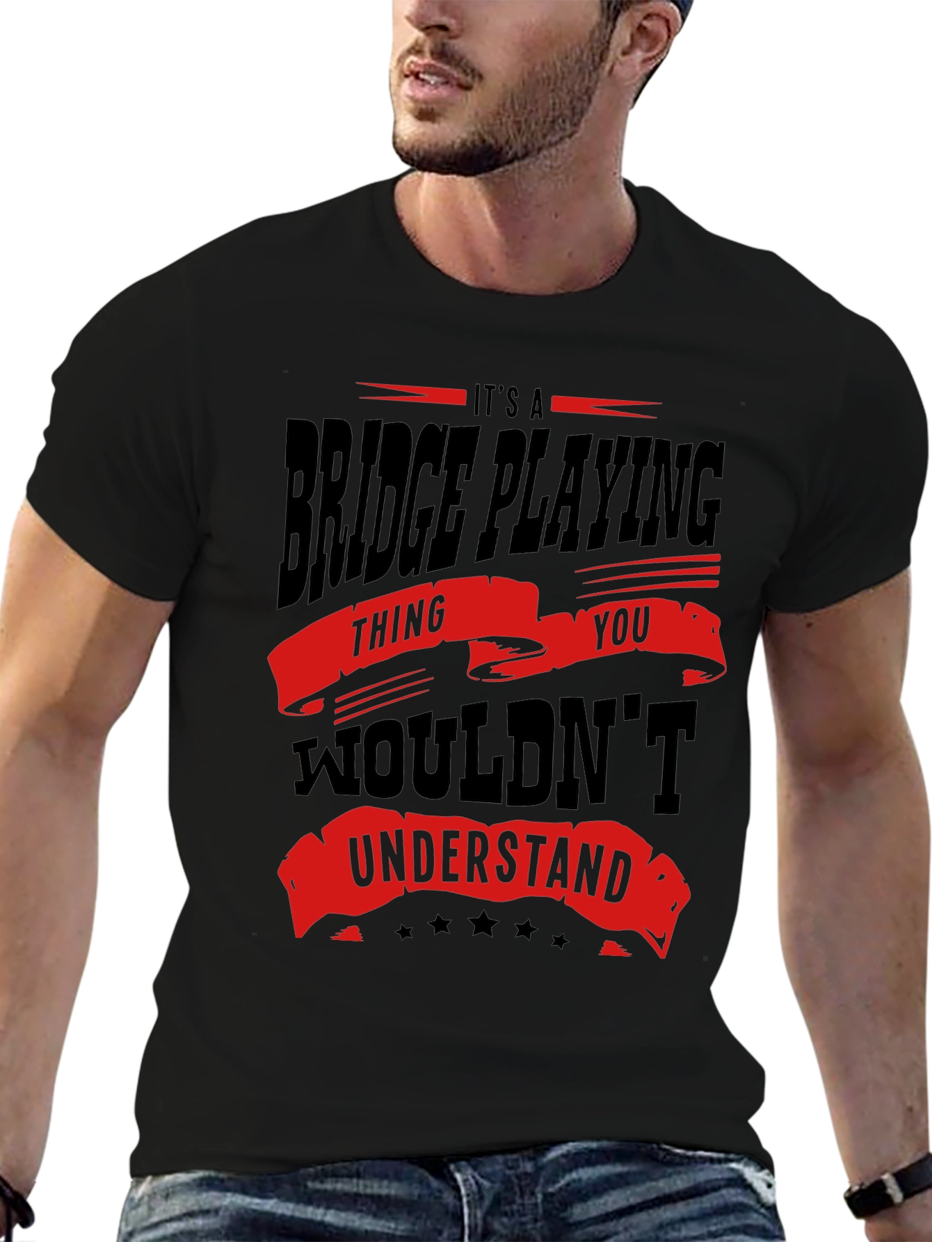 Bridge Playing T-Shirt - Funny Saying