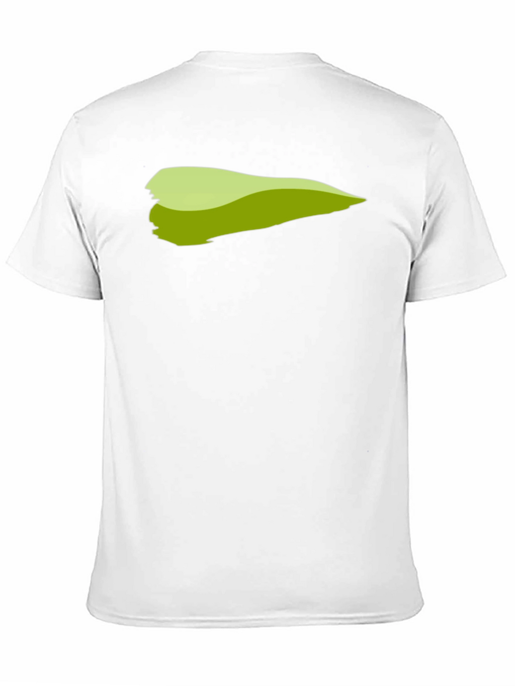 Green Brush Stroke Graphic T-Shirt