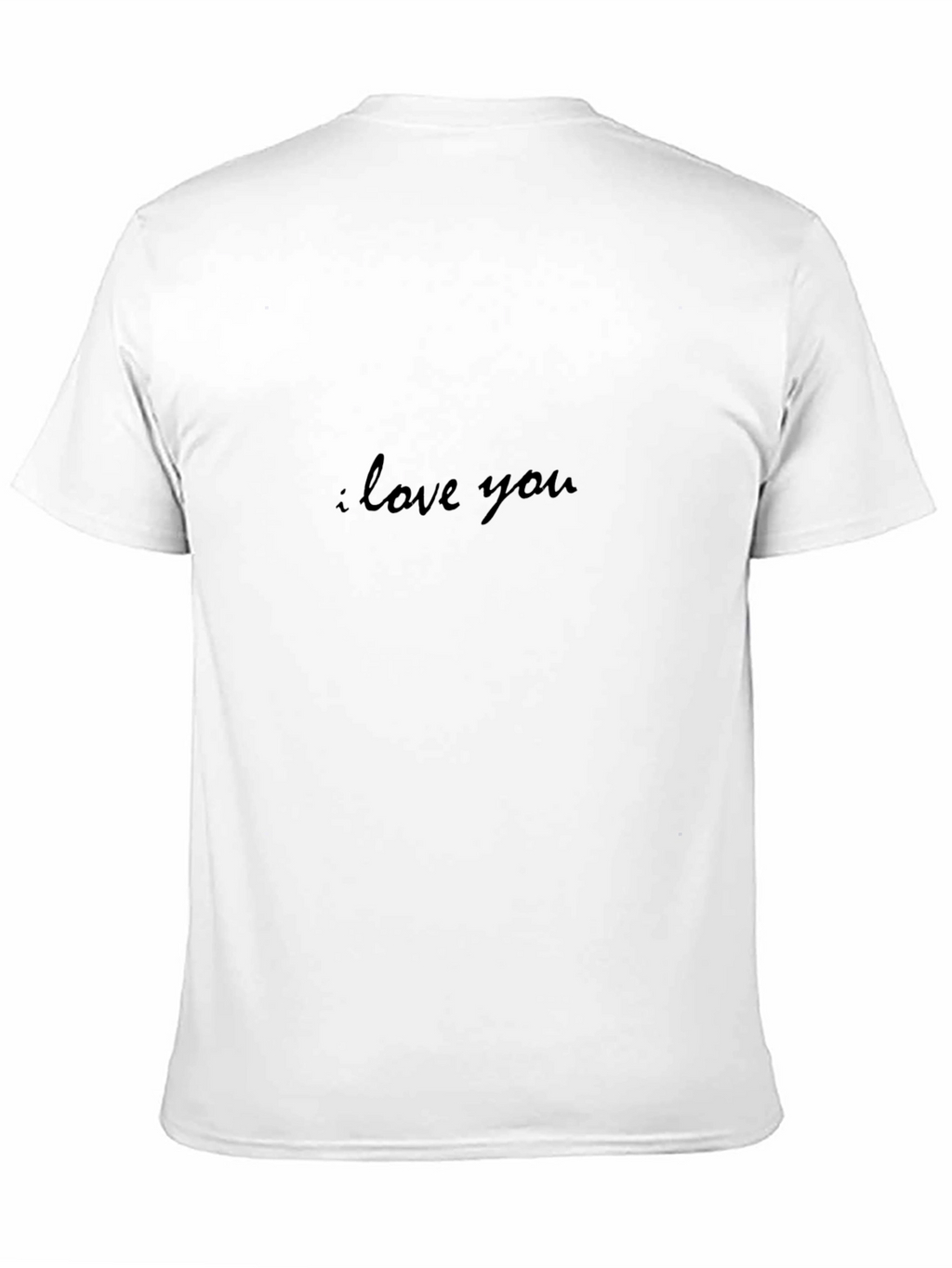 I Love You Black Tee - Stylish Comfort