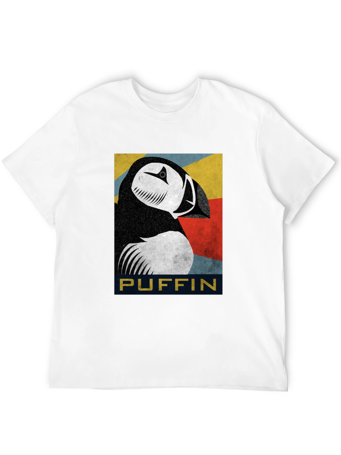 Puffin Graphic T-Shirt - Retro Bird Lover Tee
