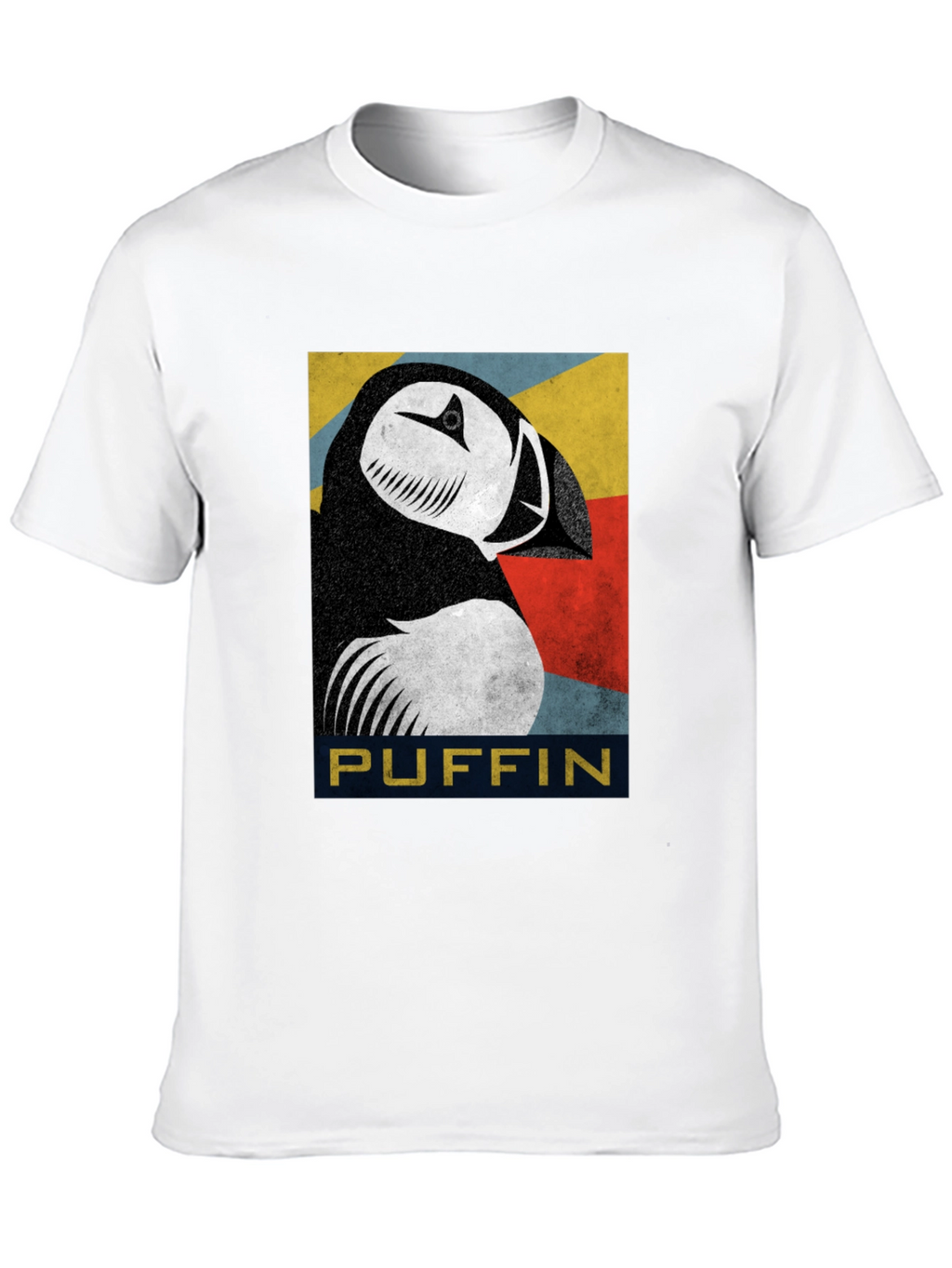 Puffin Graphic T-Shirt - Retro Bird Lover Tee