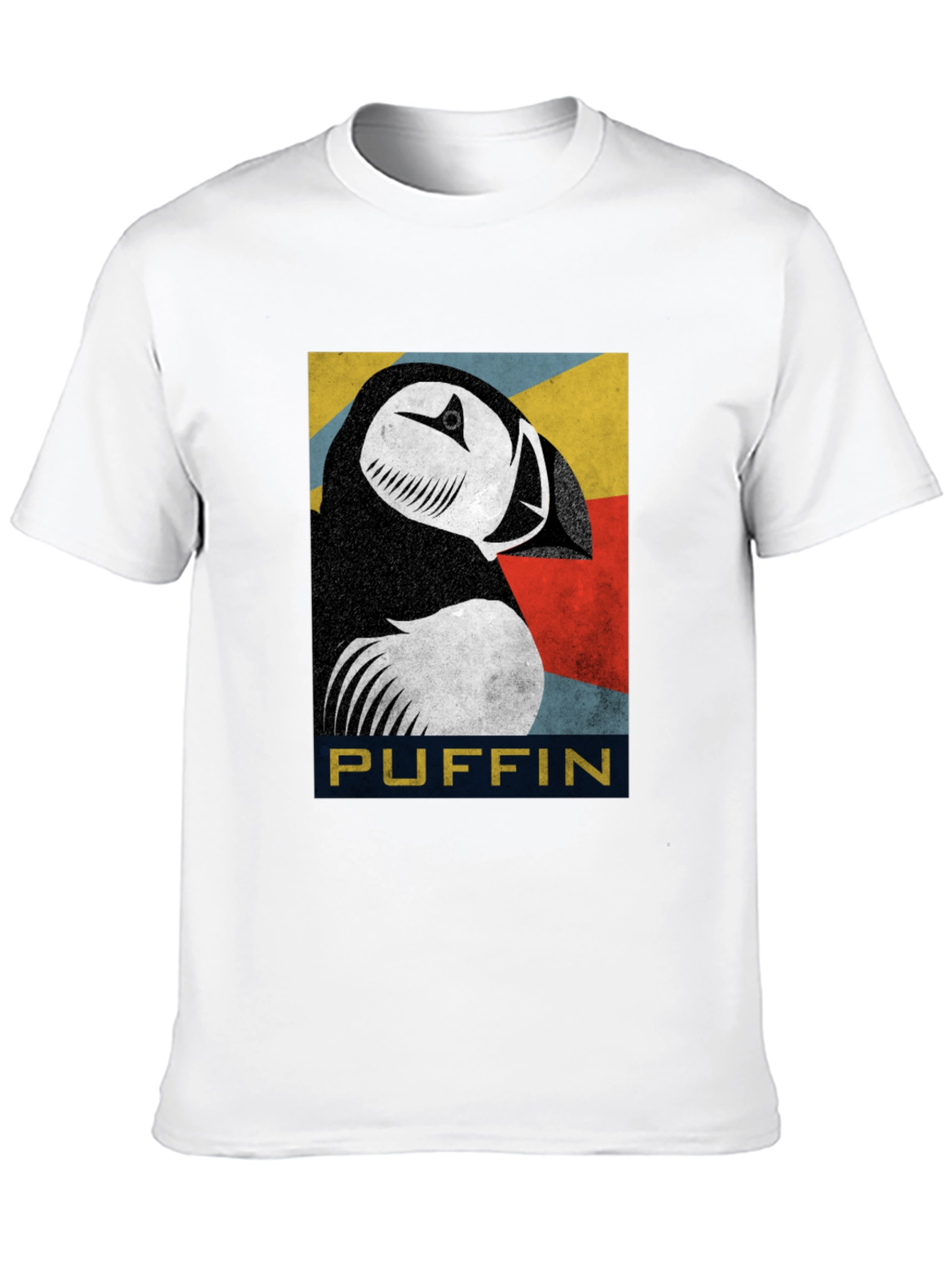 Puffin Graphic T-Shirt - Retro Bird Lover Tee