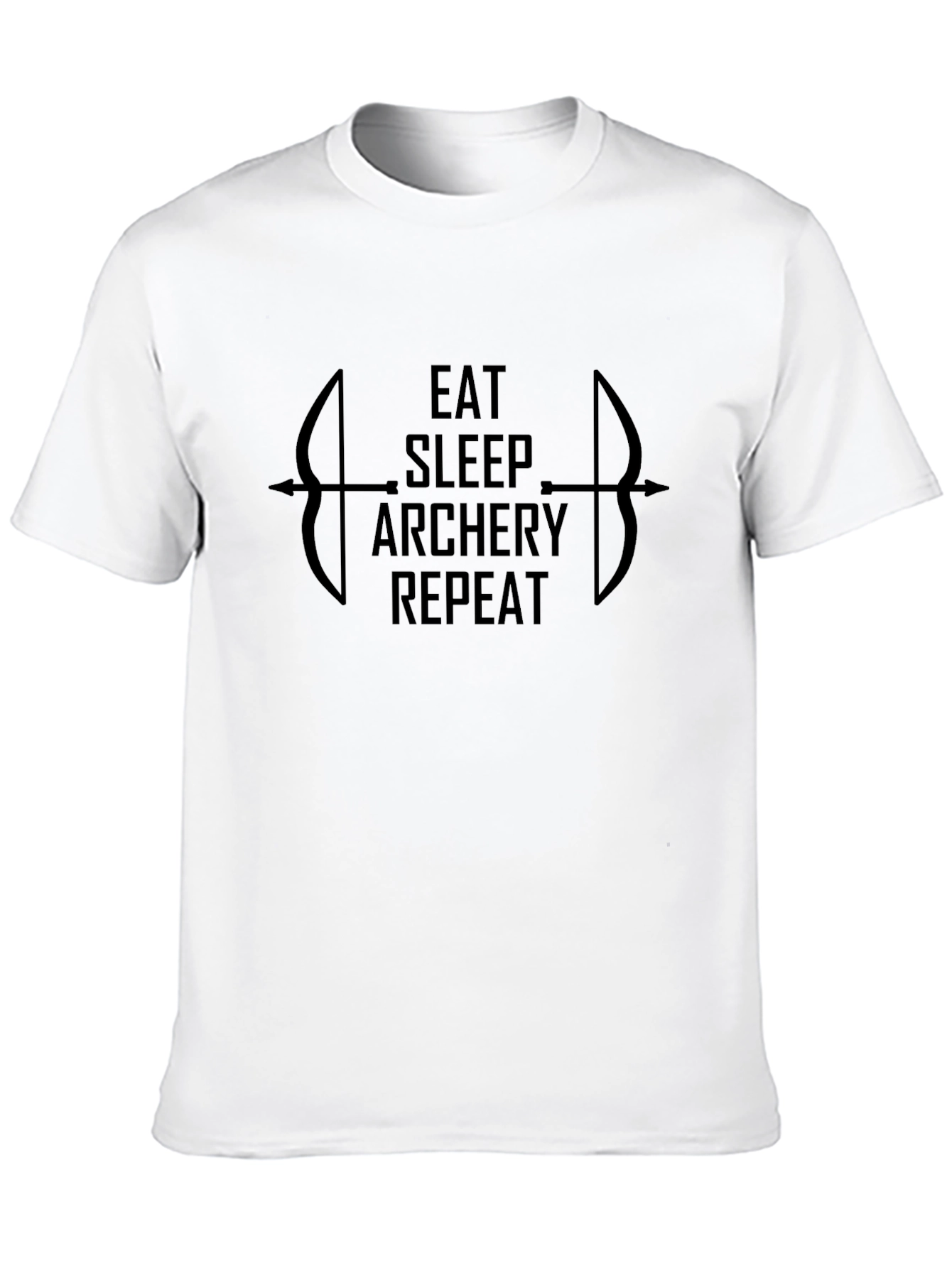 Eat Sleep Archery Repeat Black T-Shirt