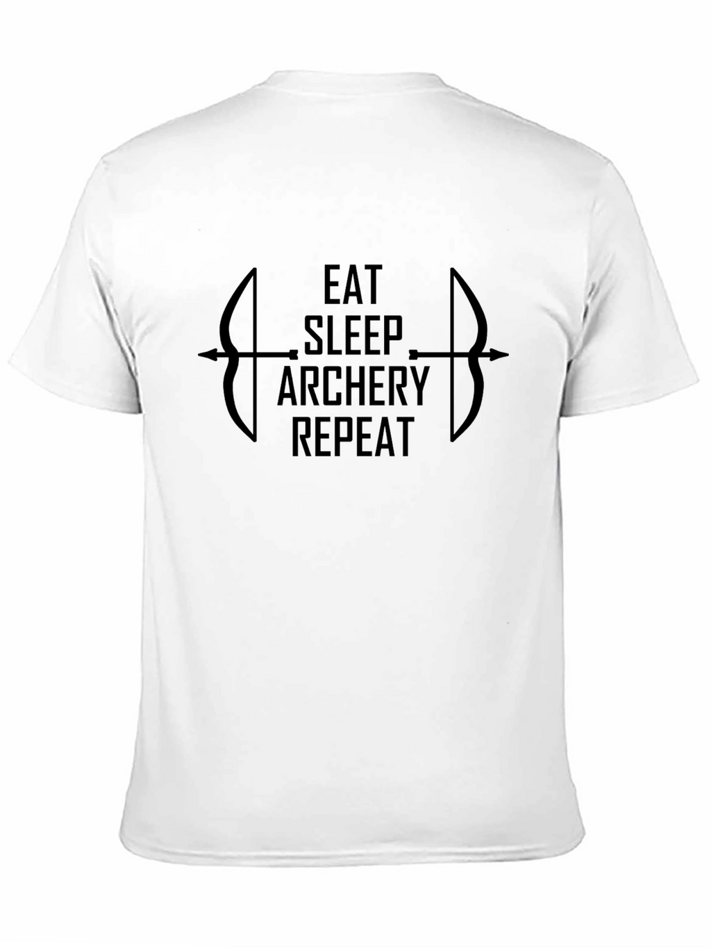 Eat Sleep Archery Repeat Black T-Shirt
