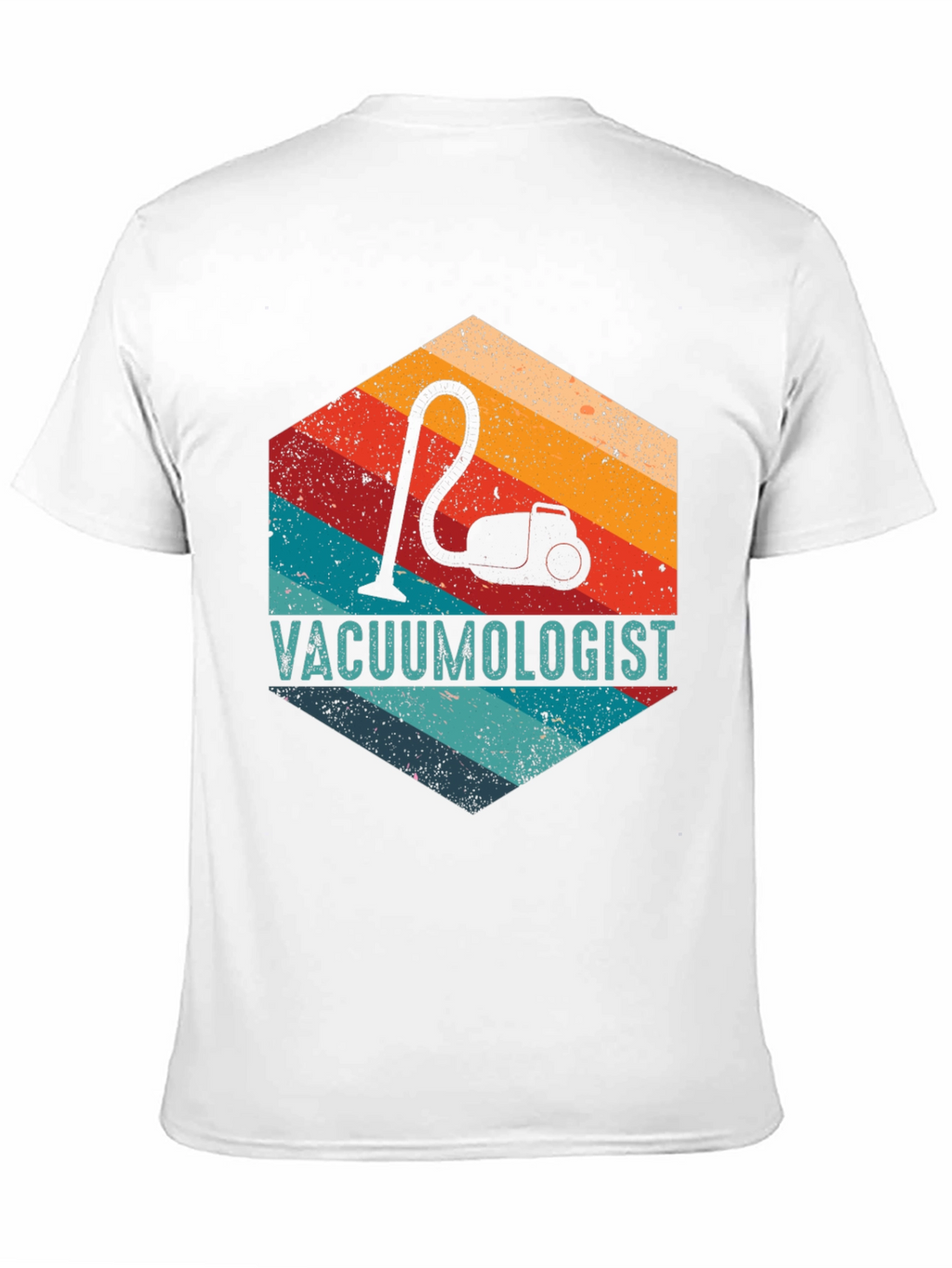 Vacuumologist Retro Hexagon Graphic T-Shirt