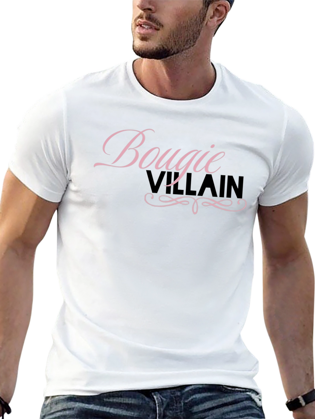 Bougie Villain Graphic Tee - Stylish Statement Shirt