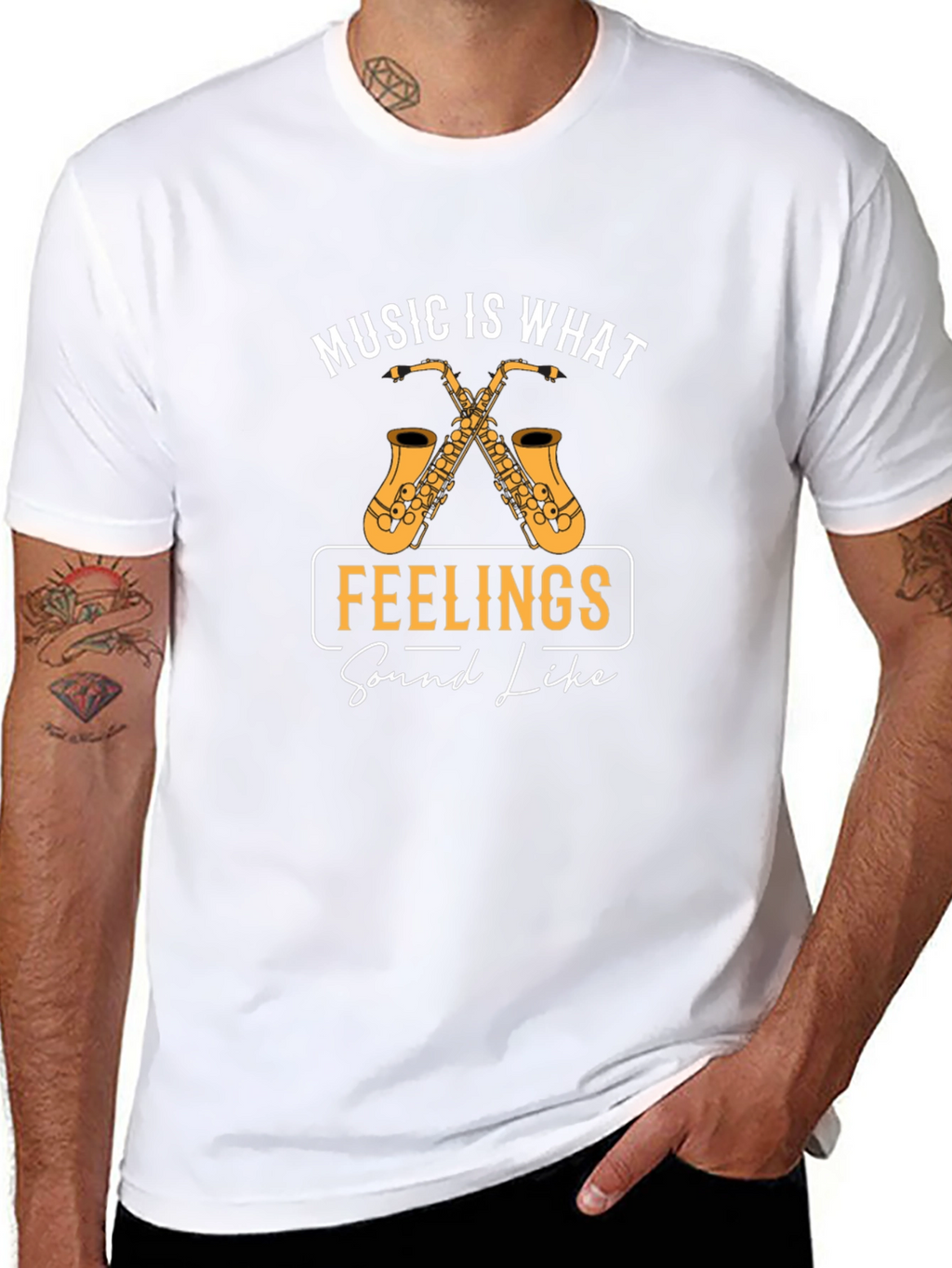 Music Is What Feelings Sound Like T-Shirt