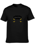 Weather Nerd Black Graphic T-Shirt