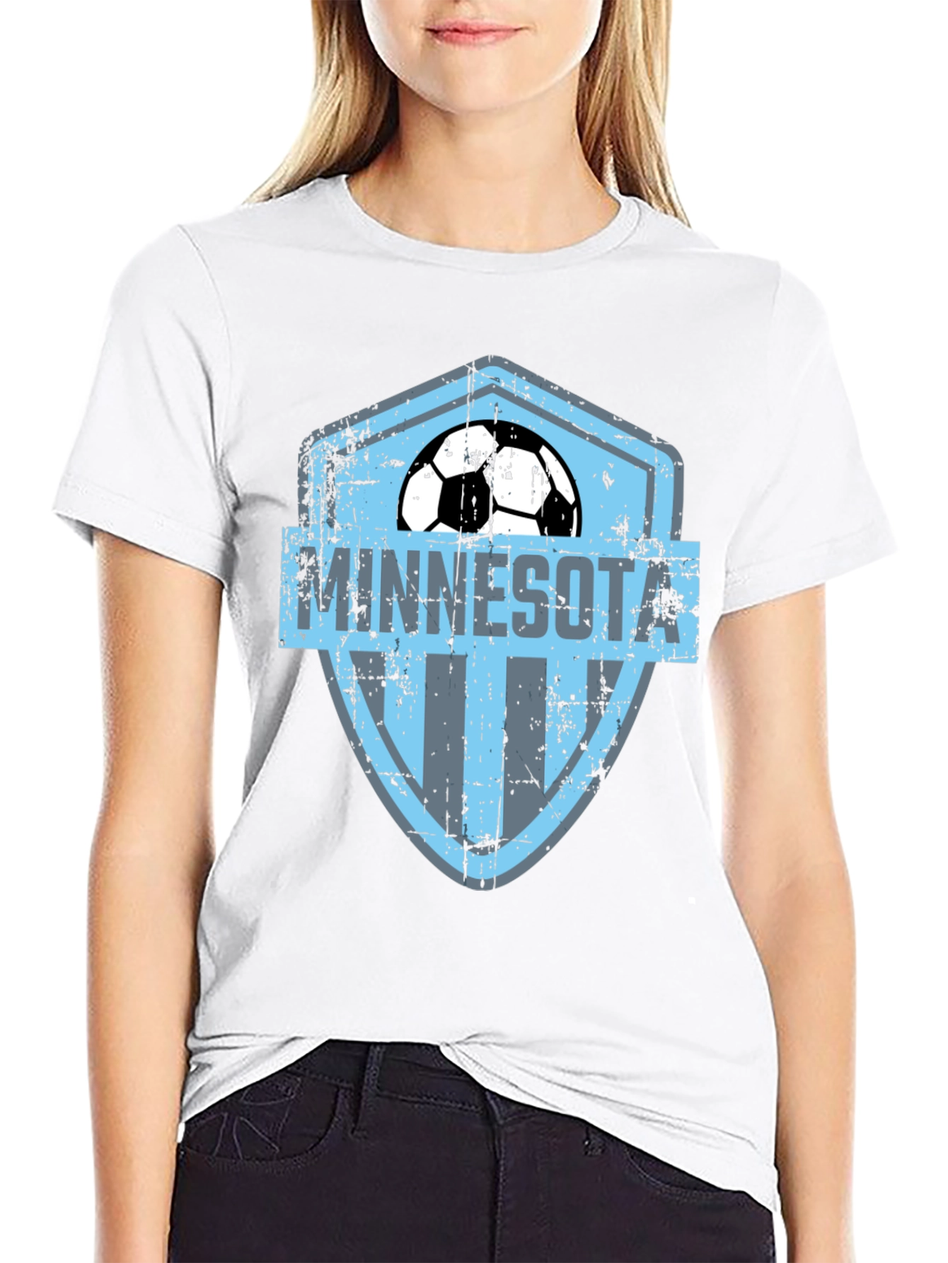 Minnesota FC Soccer T-Shirt - Distressed Graphic Tee