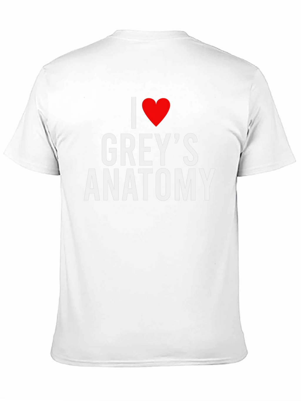 I Love Greys Anatomy Black T-Shirt