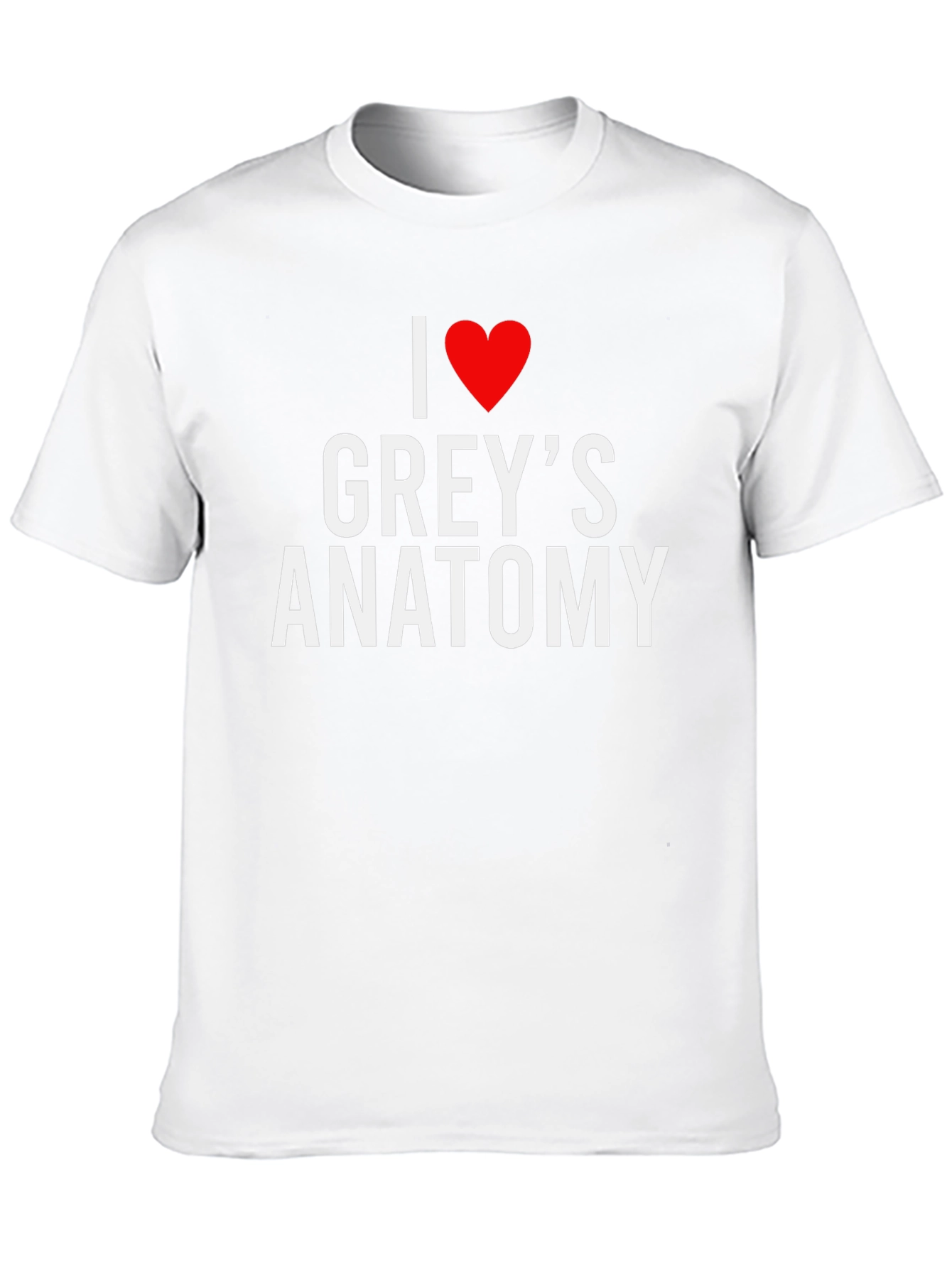 I Love Greys Anatomy Black T-Shirt