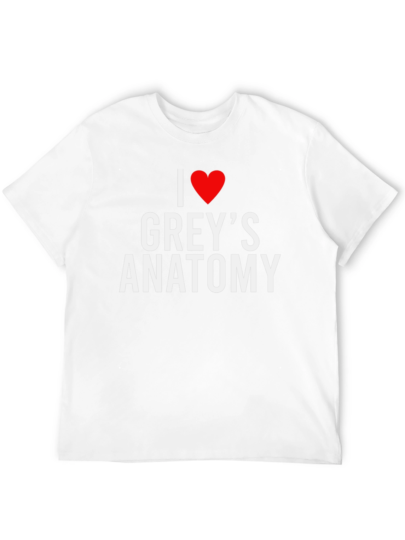 I Love Greys Anatomy Black T-Shirt