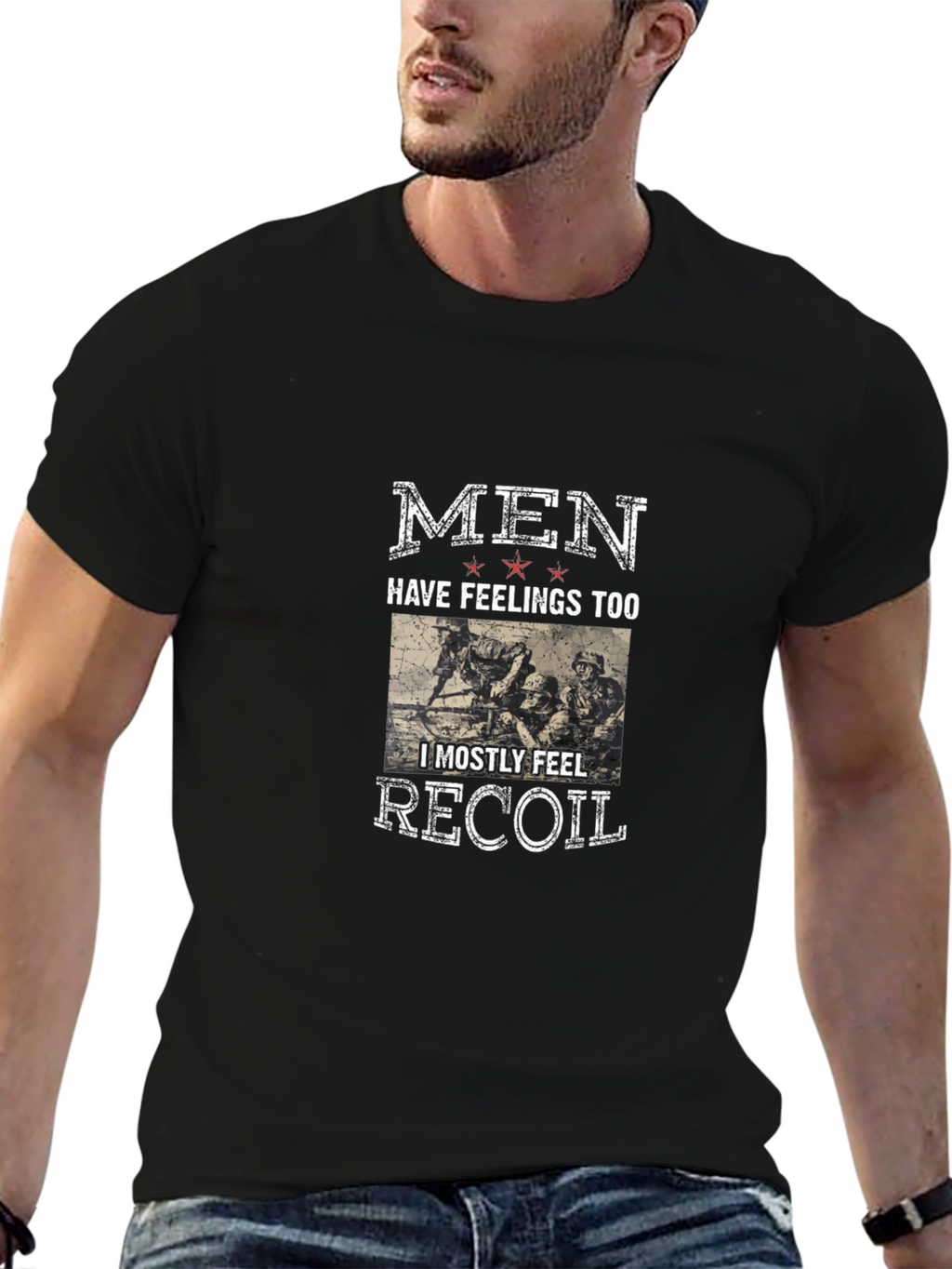 Mens Recoil Graphic Tee - Black