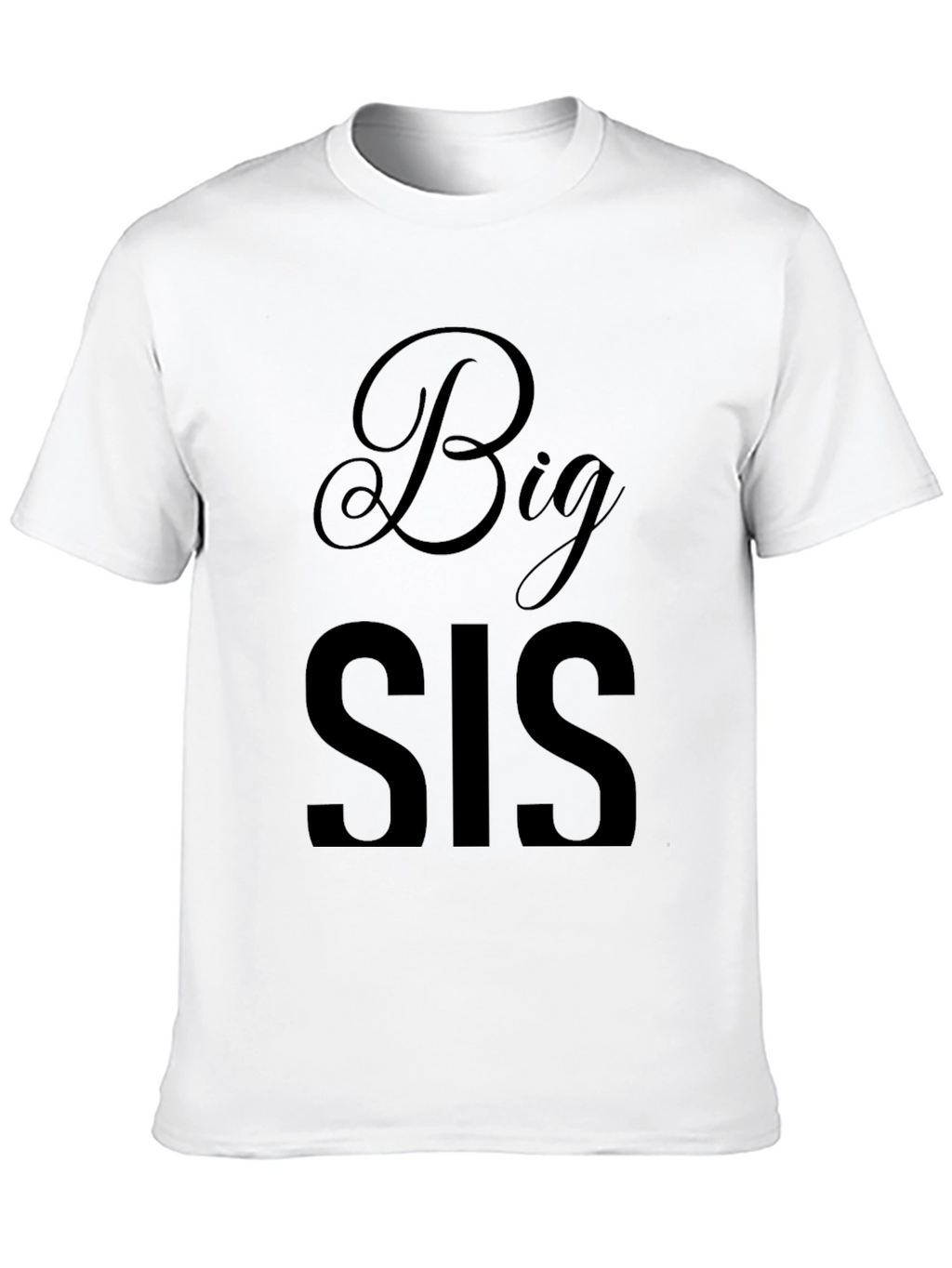 Big Sis Black Graphic Tee