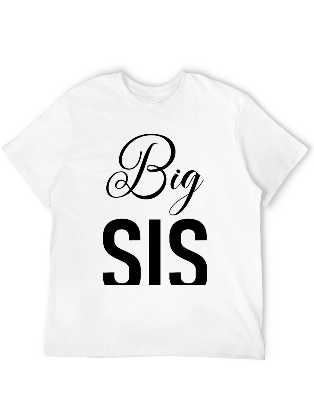Big Sis Black Graphic Tee