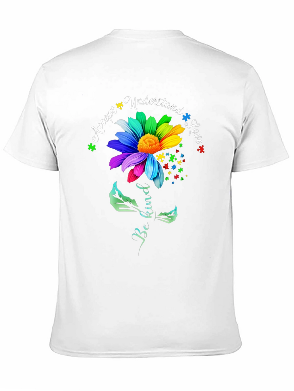 Autism Awareness Flower T-Shirt