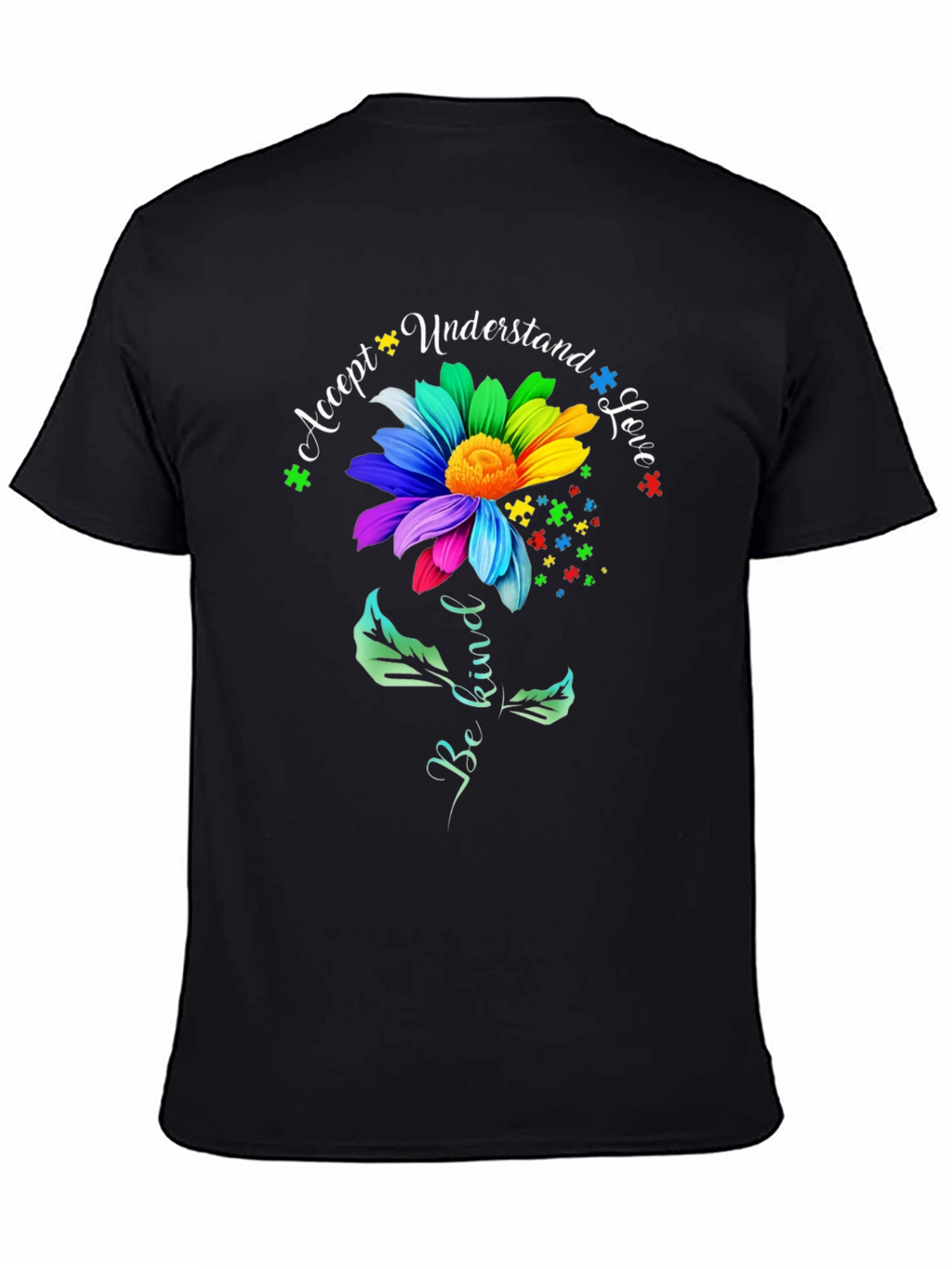 Autism Awareness Flower T-Shirt