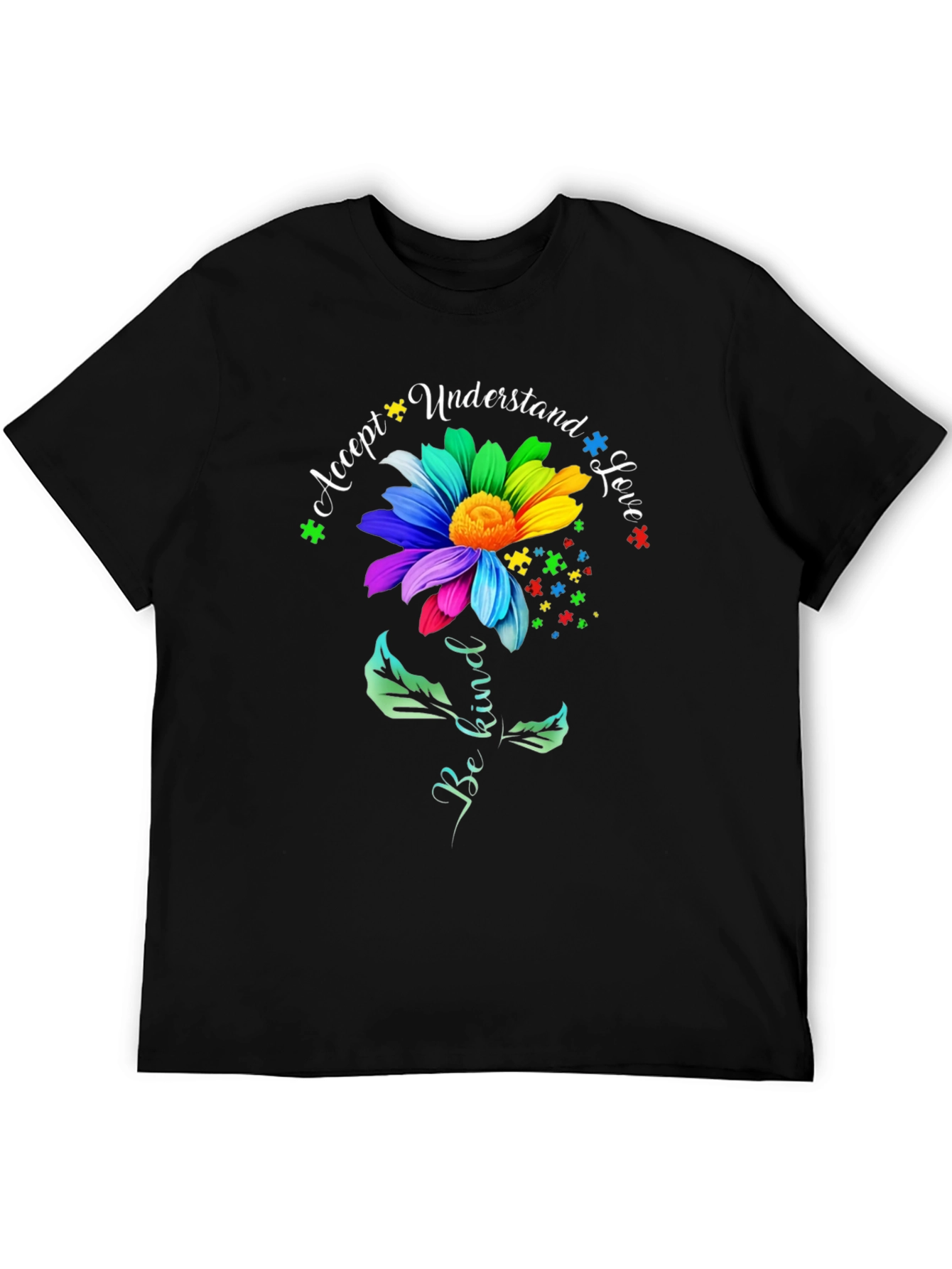 Autism Awareness Flower T-Shirt