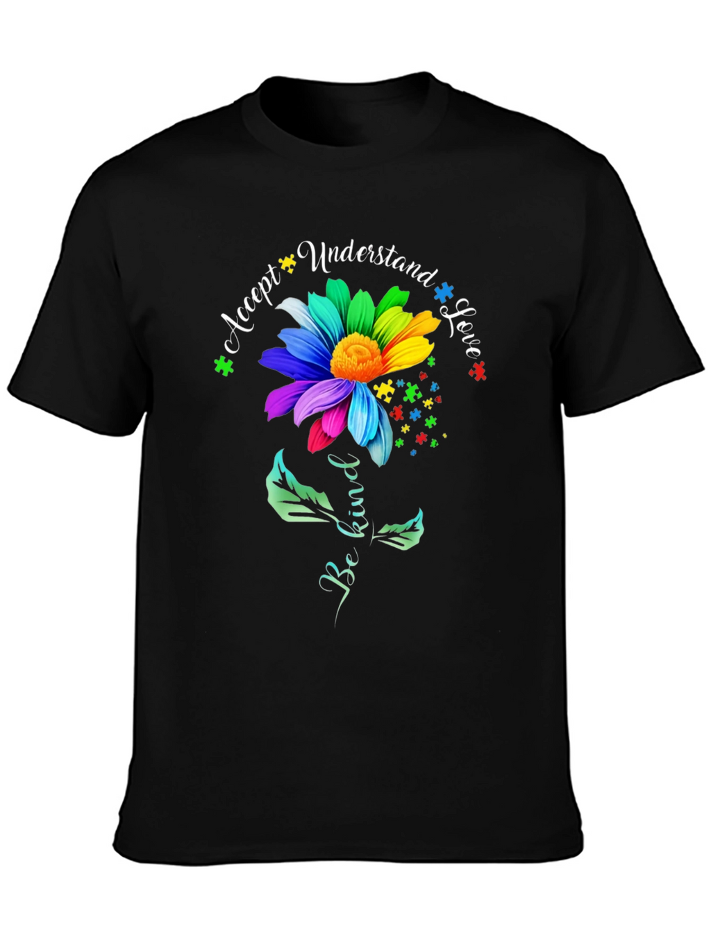 Autism Awareness Flower T-Shirt