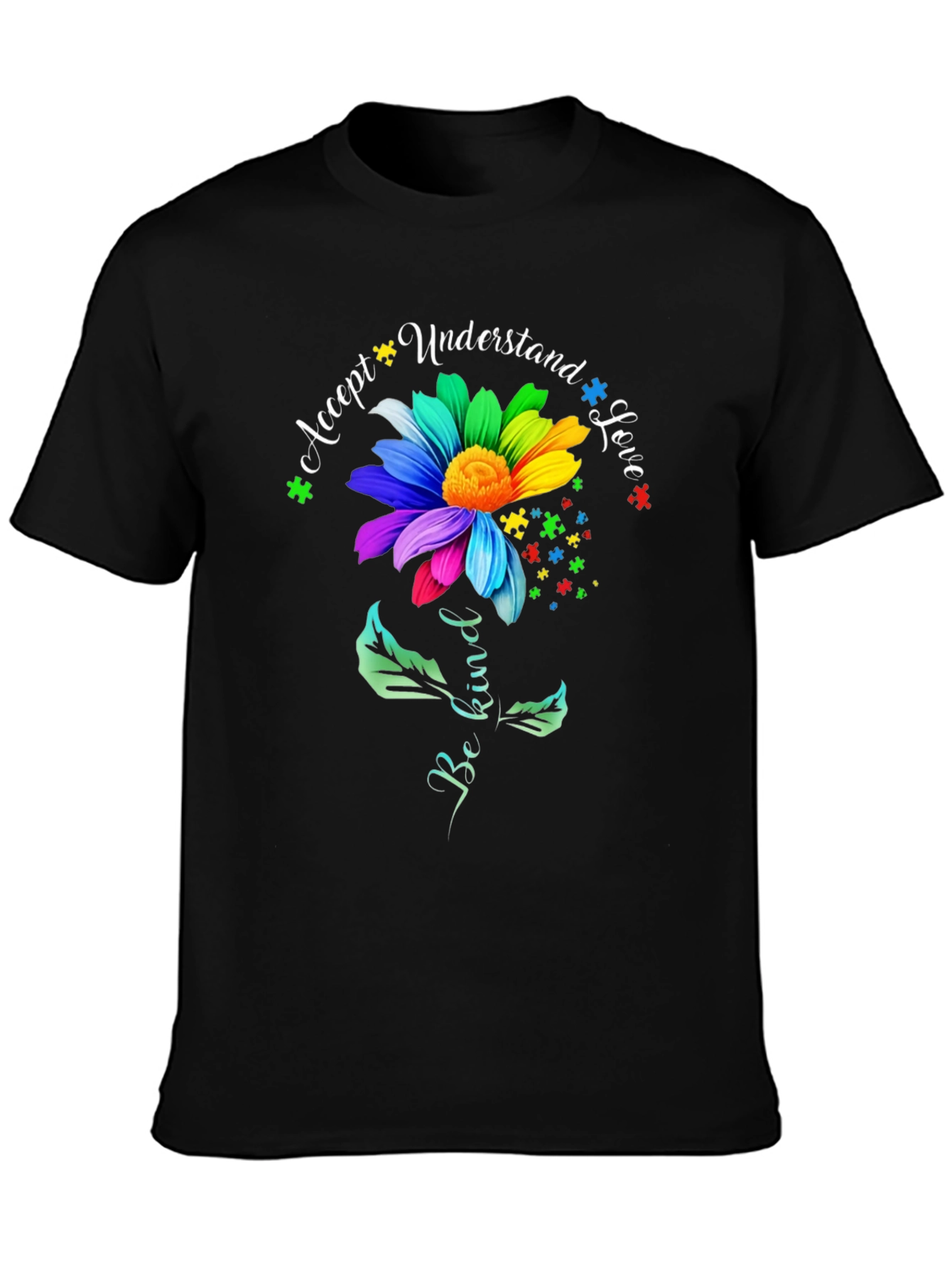 Autism Awareness Flower T-Shirt