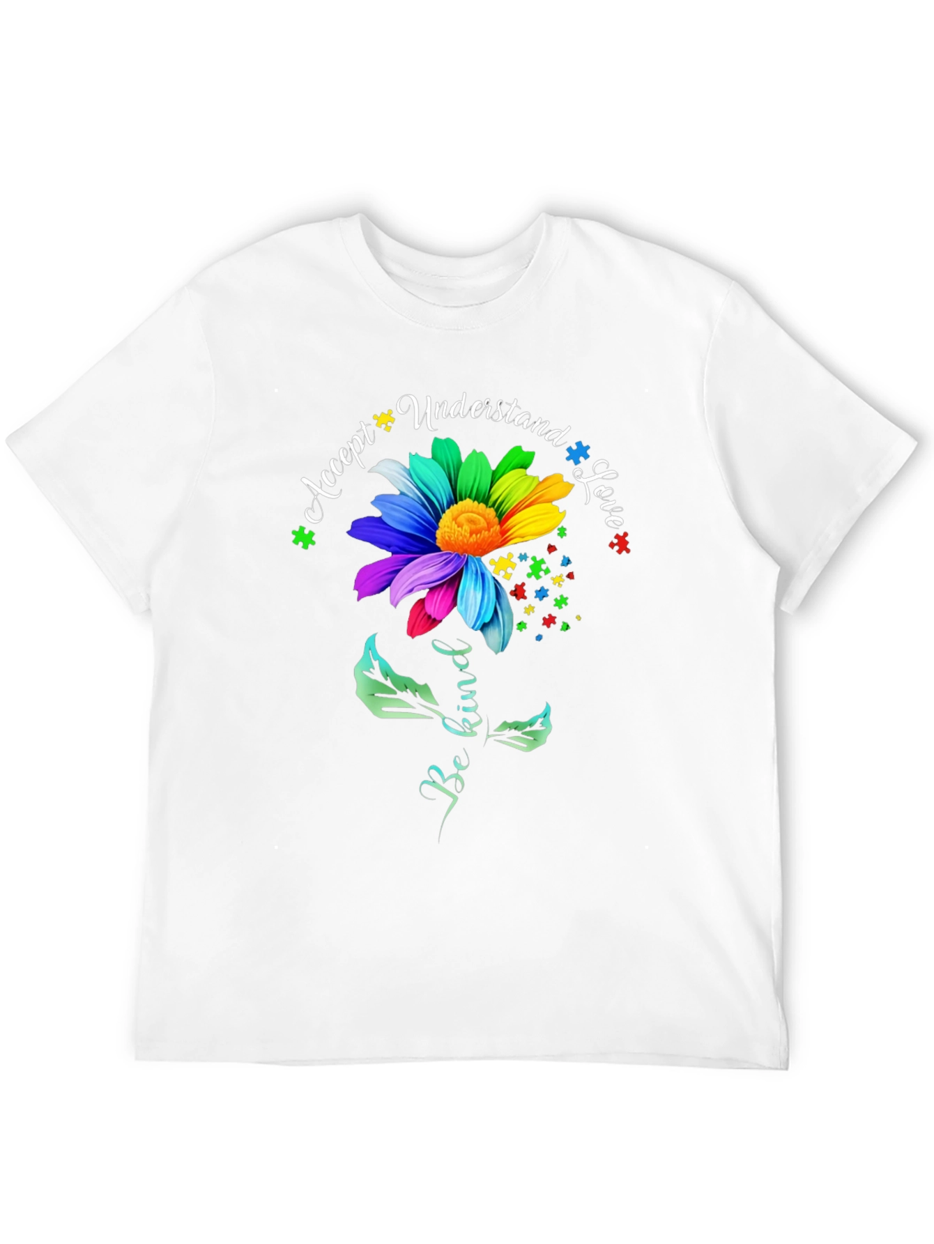Autism Awareness Flower T-Shirt