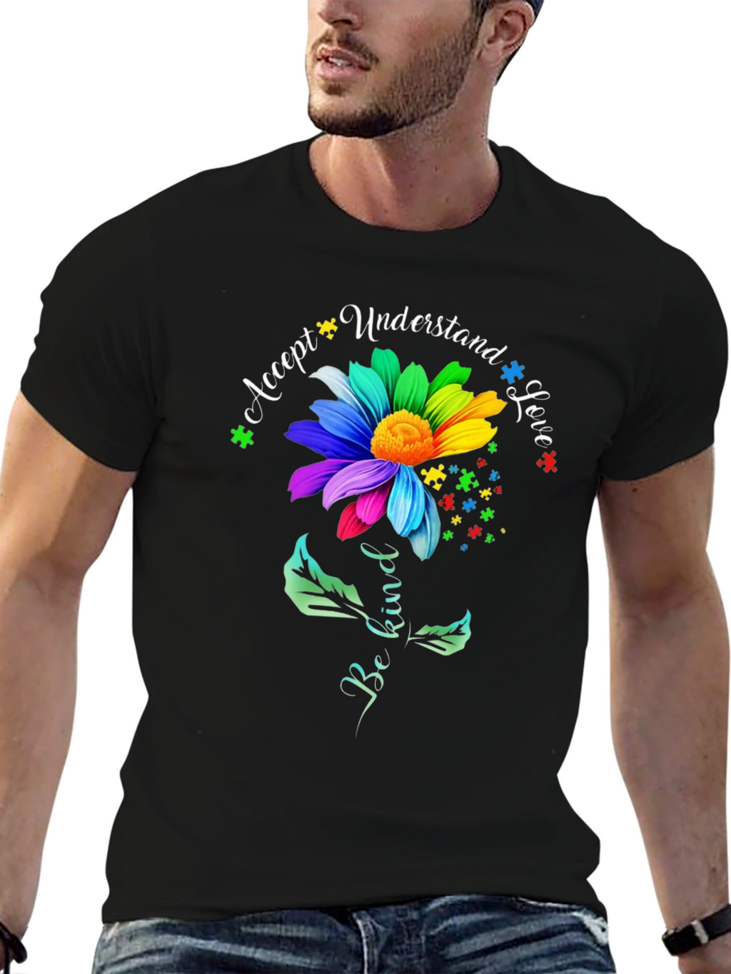 Autism Awareness Flower T-Shirt