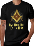Ego Need Not Enter Here Graphic T-Shirt