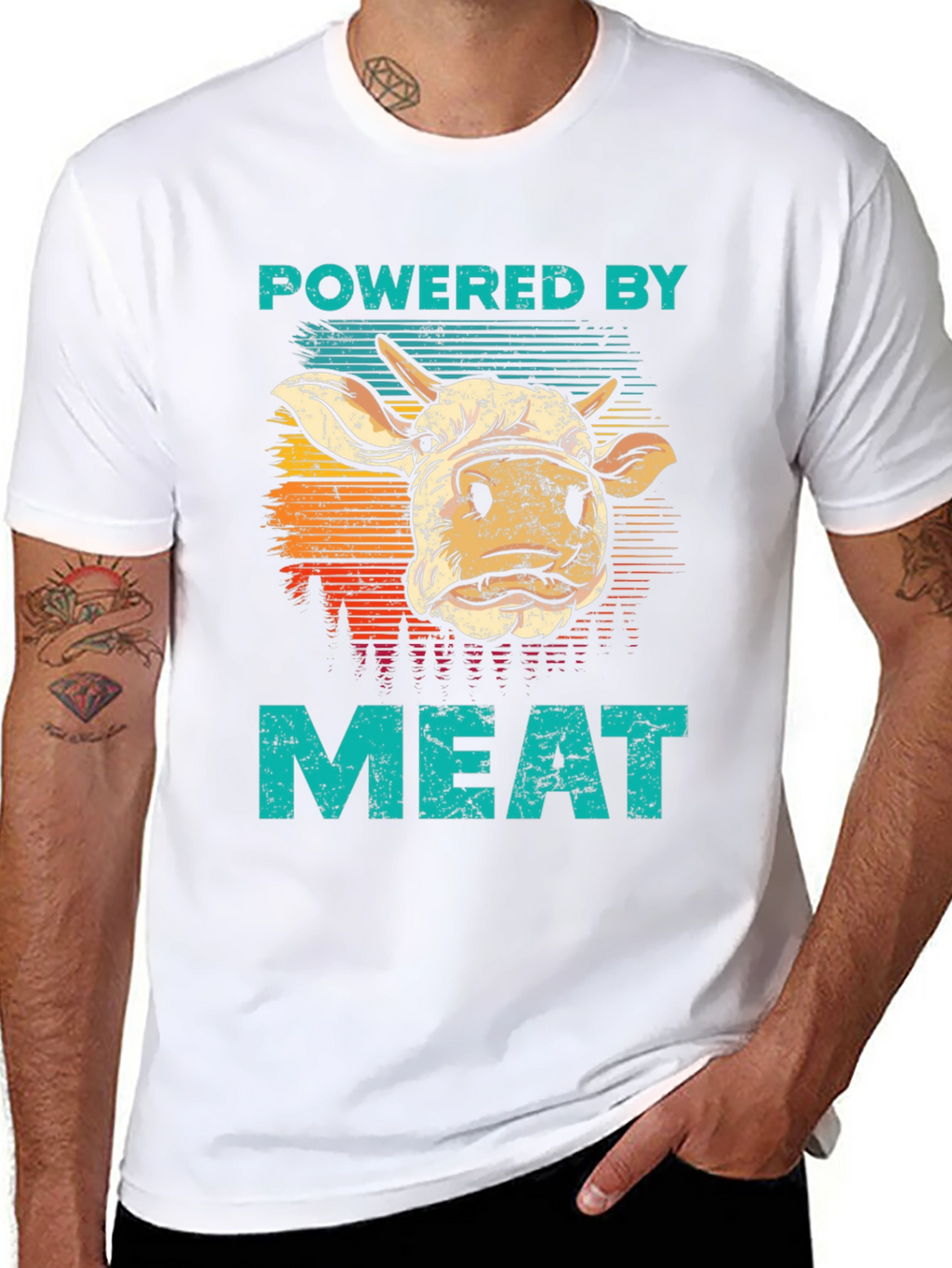 Powered by Meat T-Shirt