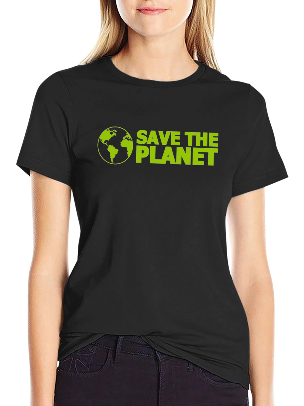 Save the Planet Black T-Shirt