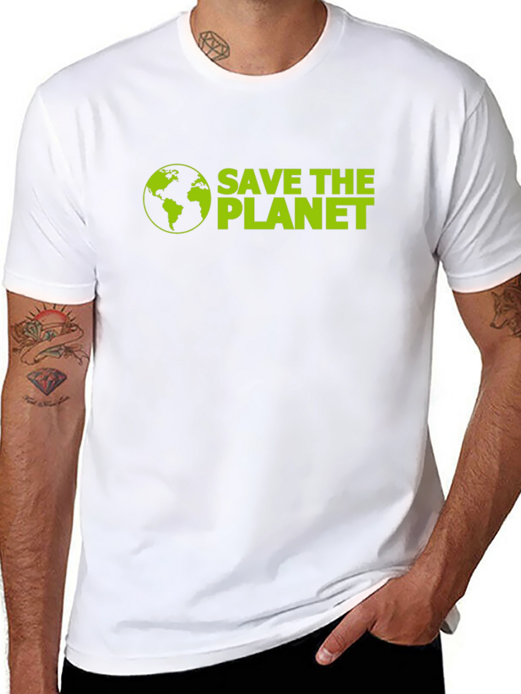 Save the Planet Black T-Shirt