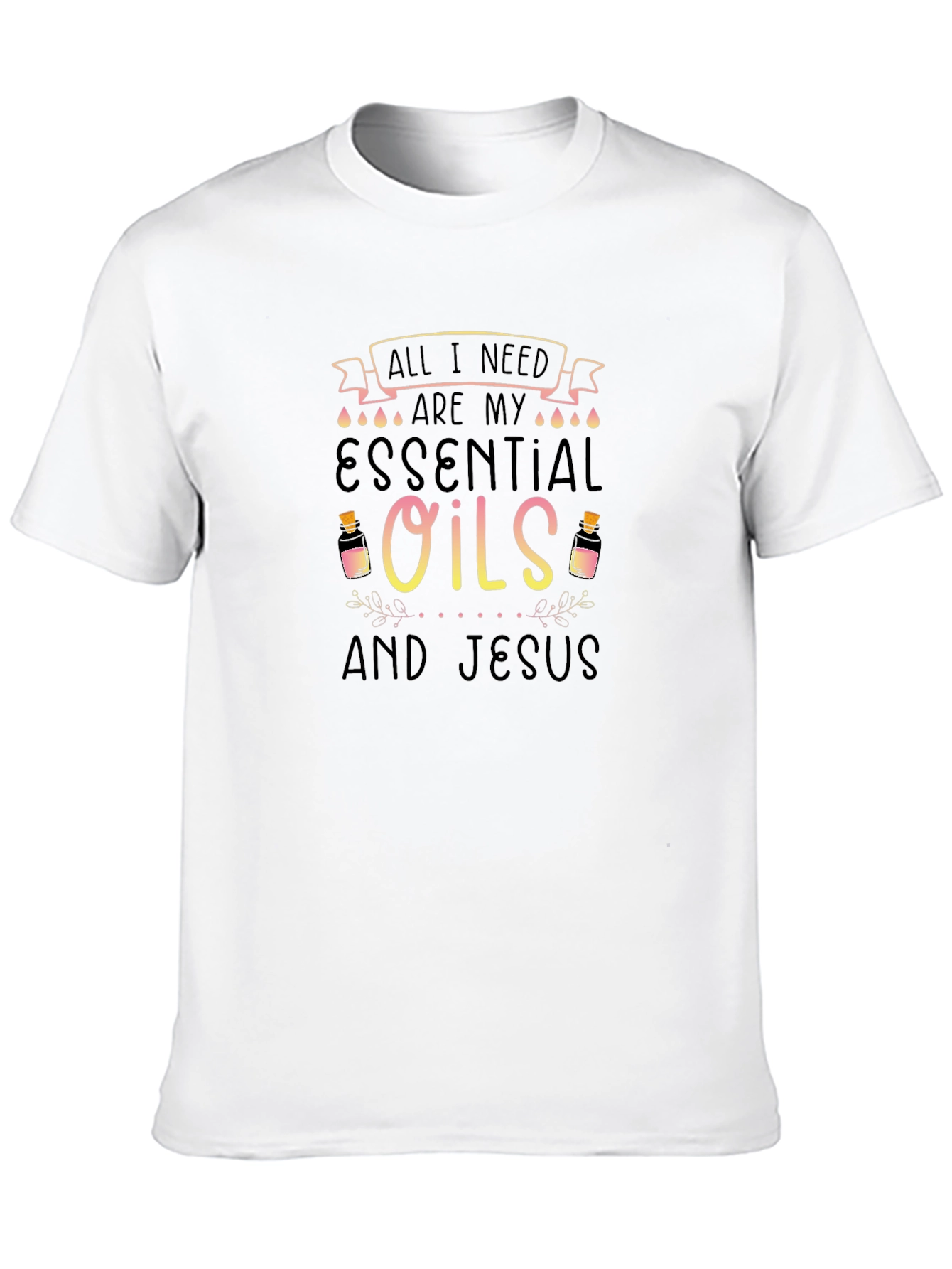 Essential Oils and Jesus Graphic Tee